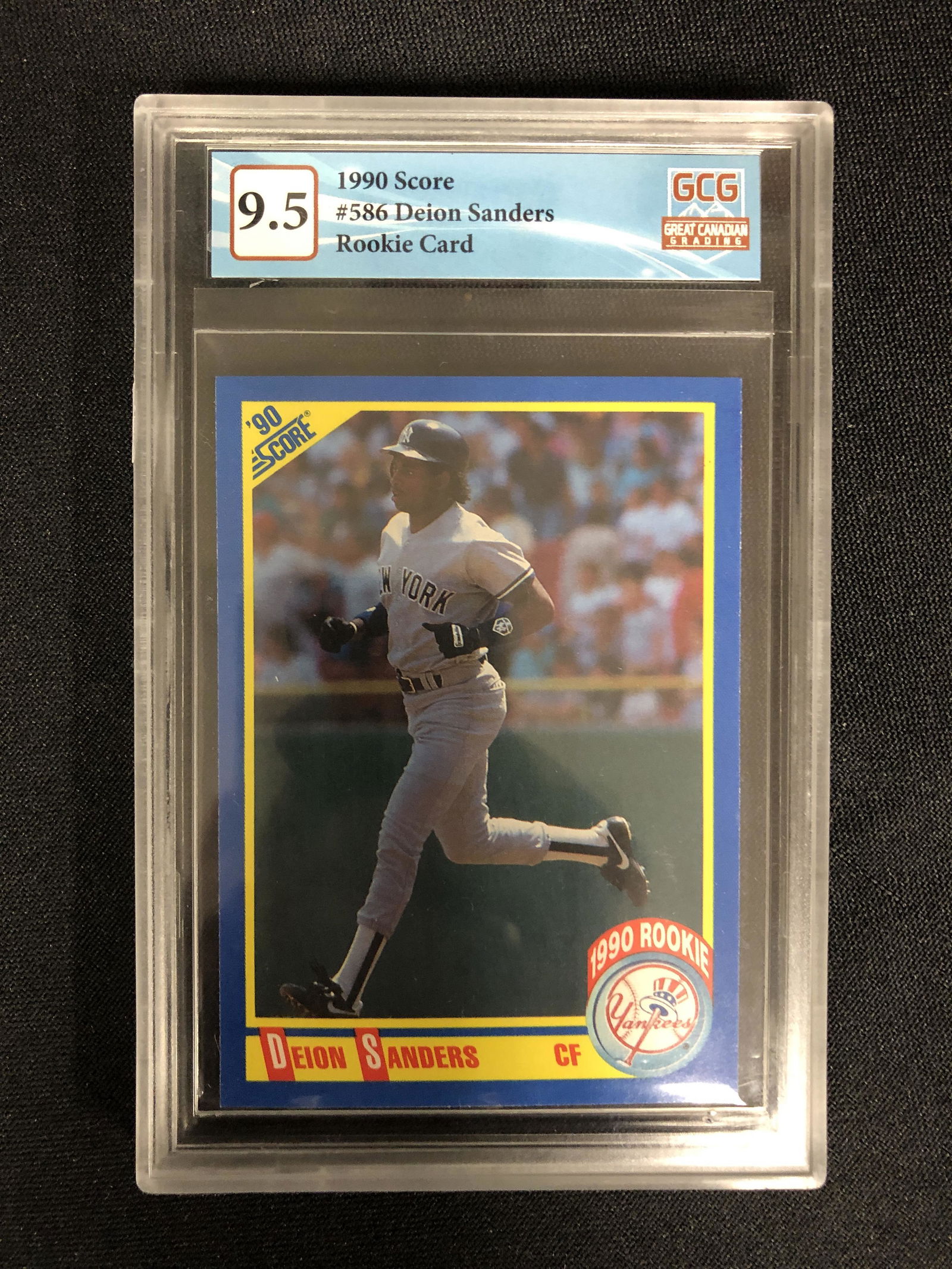 1990 SCORE NO.586 DEION SANDERS RC (GCG 9.5) (1 of 2)