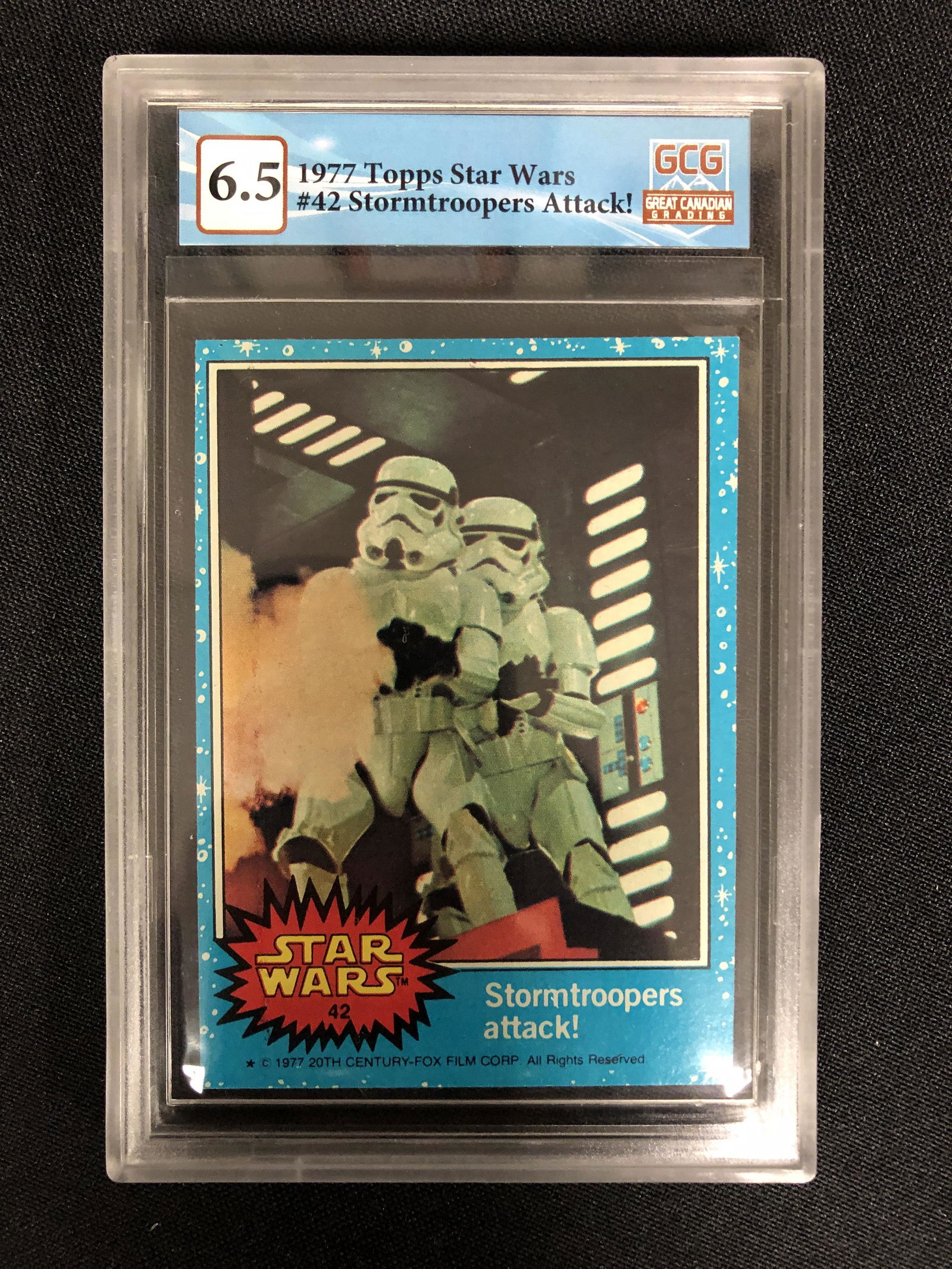 1977 TOPPS STAR WARS STORMTROOPERS ATTACK (GCG 6.5) (1 of 2)