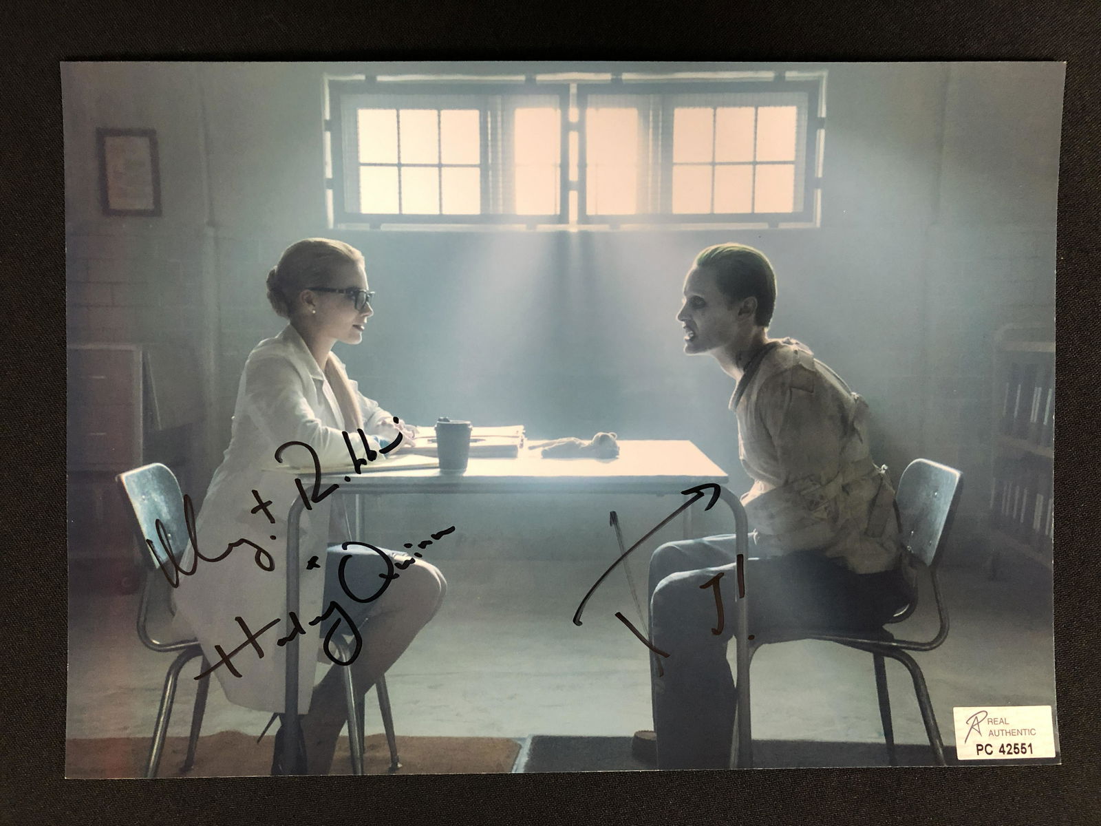 MARGOT ROBBIE & JARED LETO SIGNED SUICIDE SQUAD 8 X 10 (RA COA) (1 of 2)
