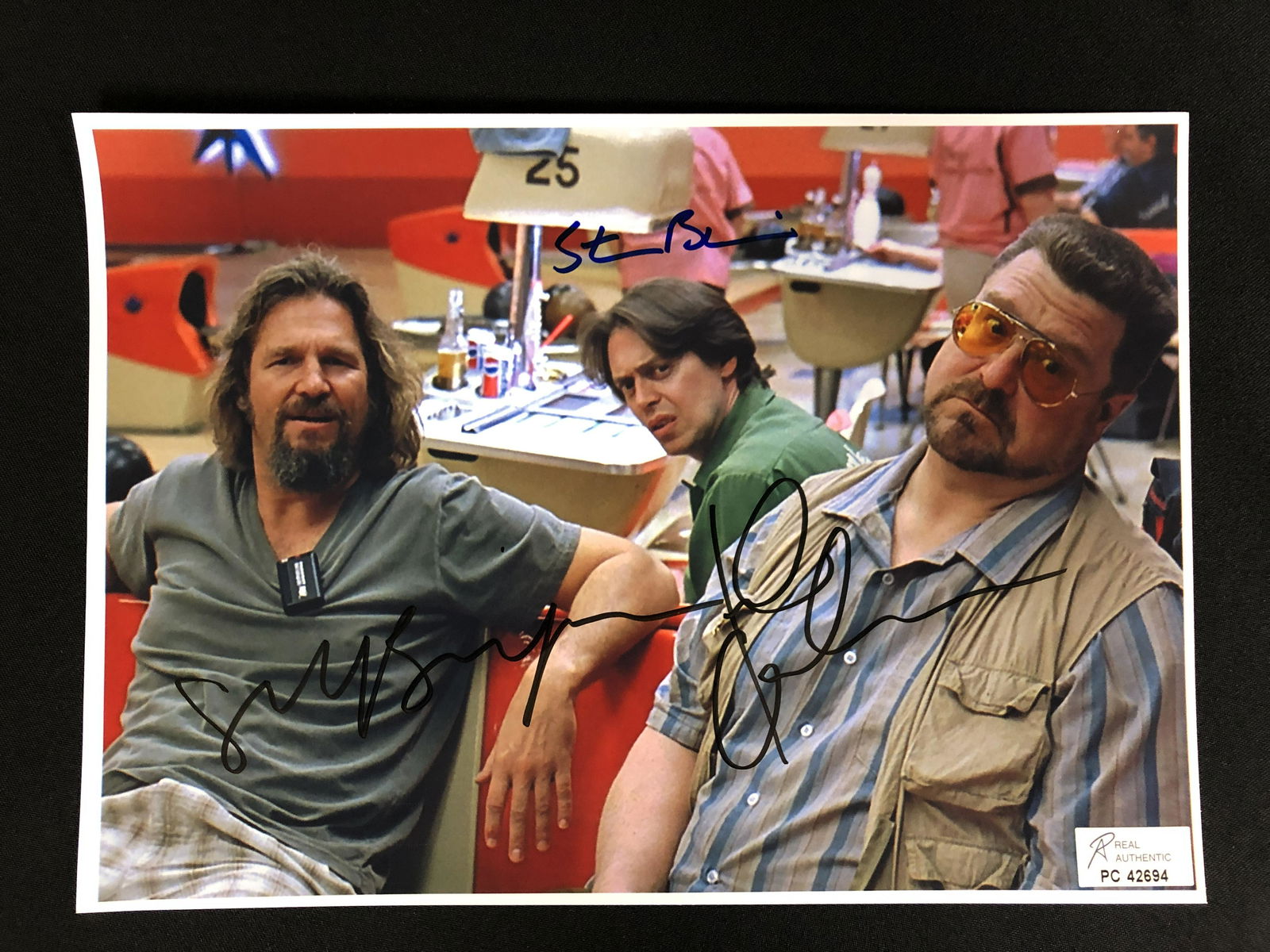 THE BIG LEBOWSKI MULTI SIGNED 8X10 PHOTO (RA COA) (1 of 2)