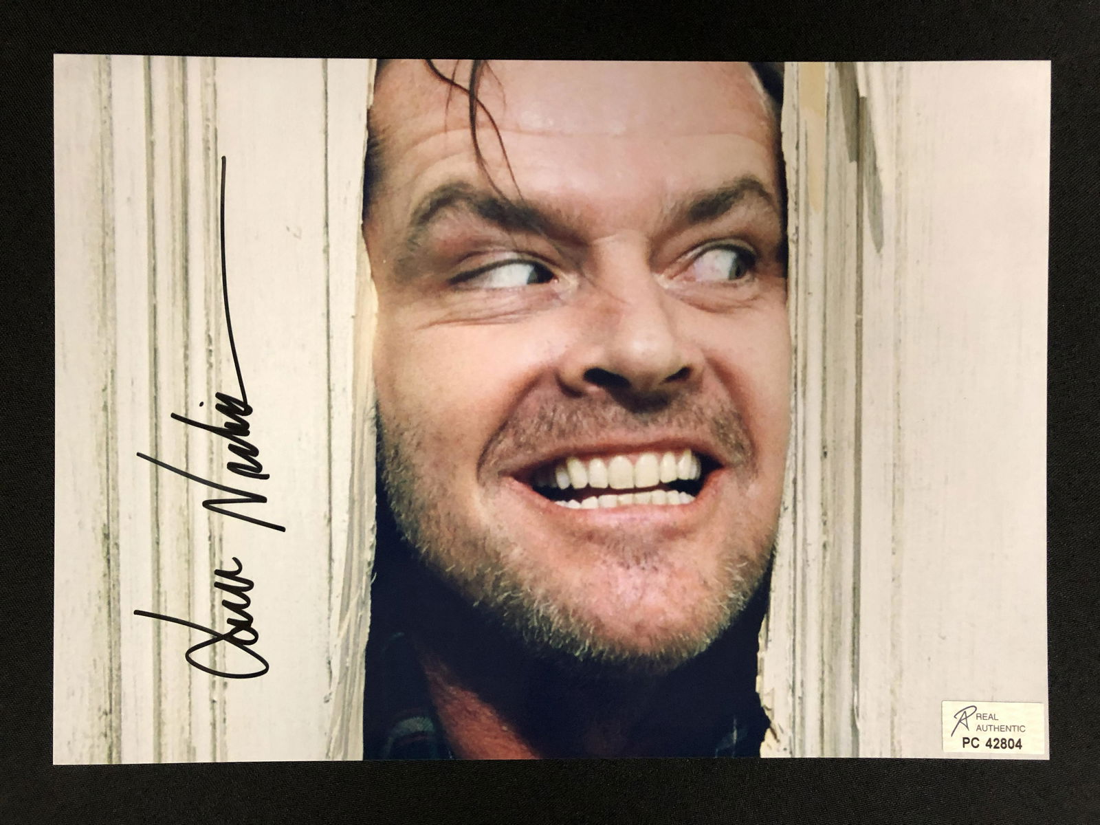 JACK NICHOLSON SIGNED 8X10 PHOTO (RA COA) (1 of 2)