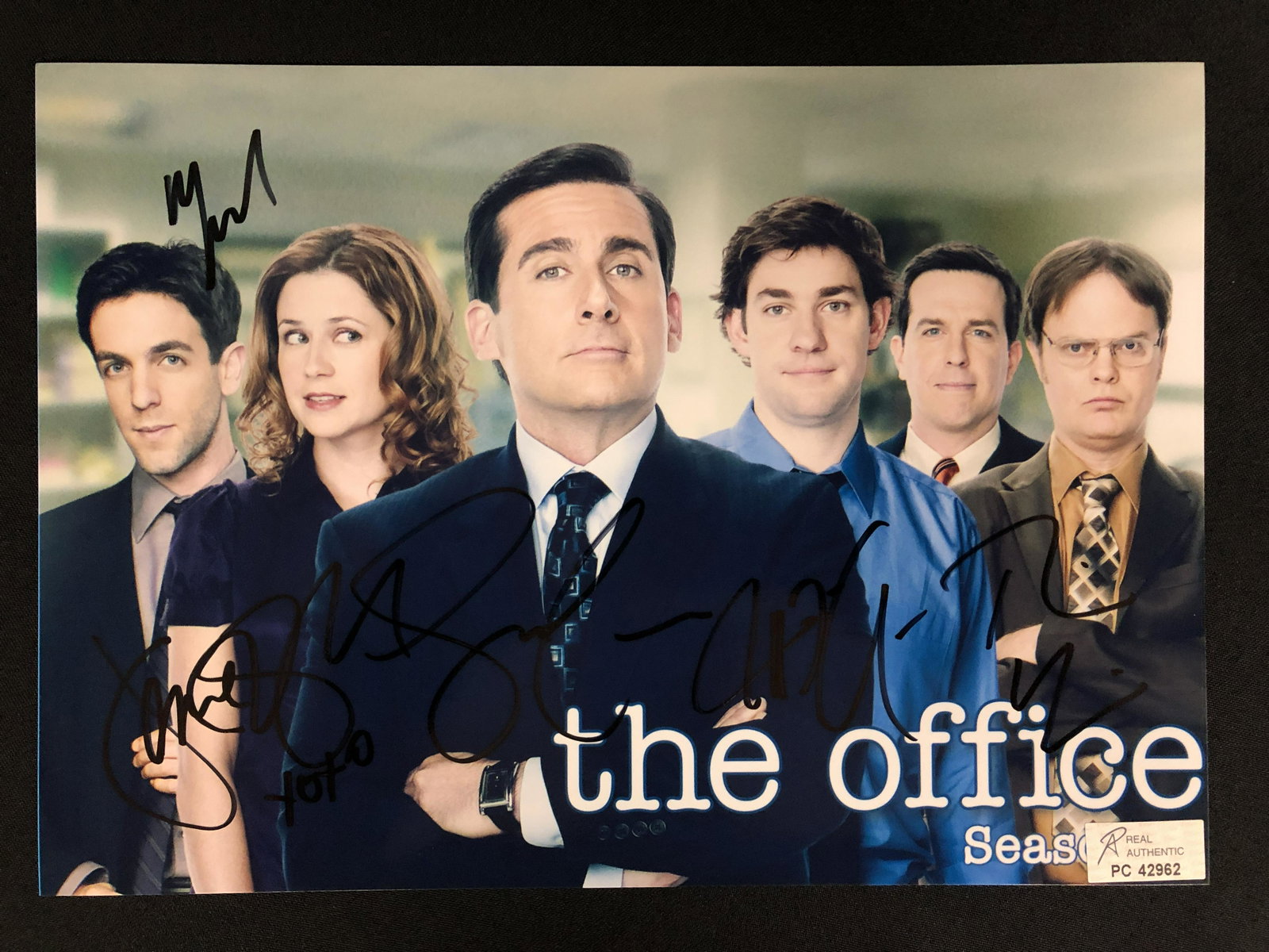 THE OFFICE CASR SIGNED 8 X 10 (RA COA): THE OFFICE CASR SIGNED 8 X 10 (RA COA)