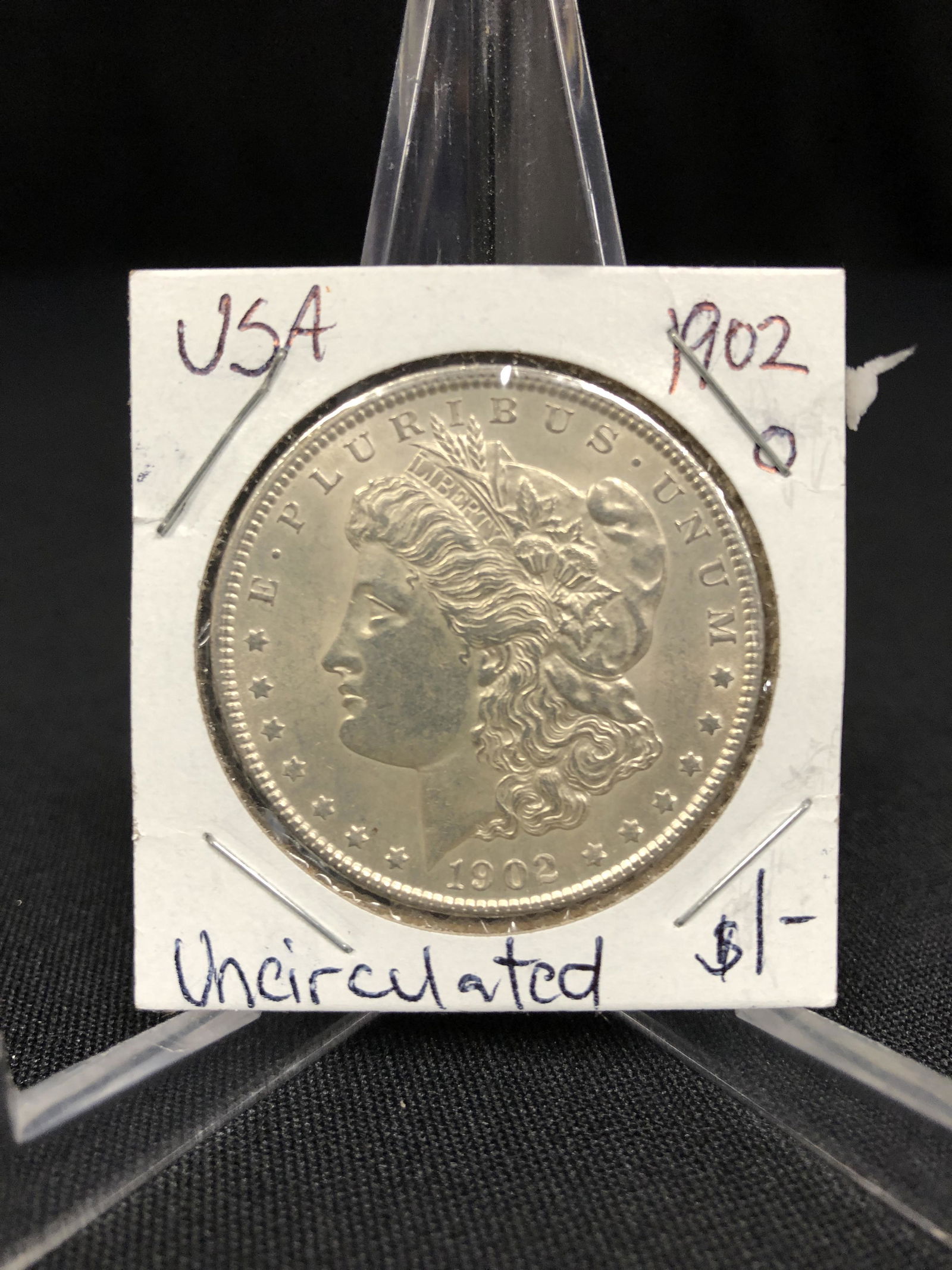 1902 USA MORGAN SILVER DOLLAR (NEW ORLEANS MINTED) Uncirculated (1 of 1)