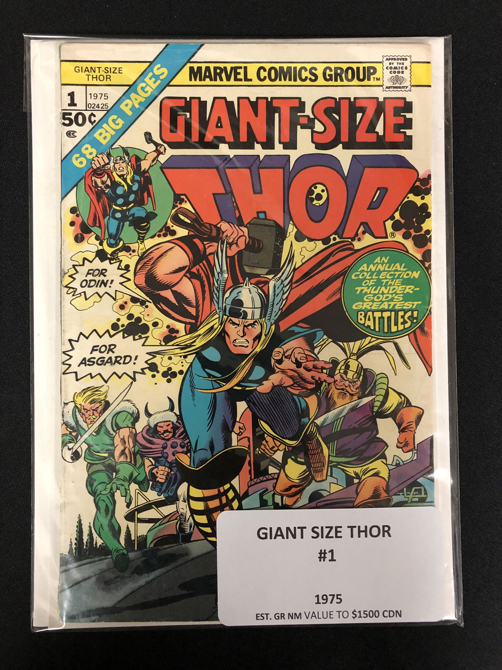MARVEL COMICS GIANT SIZE THOR NO.1 (1 of 1)