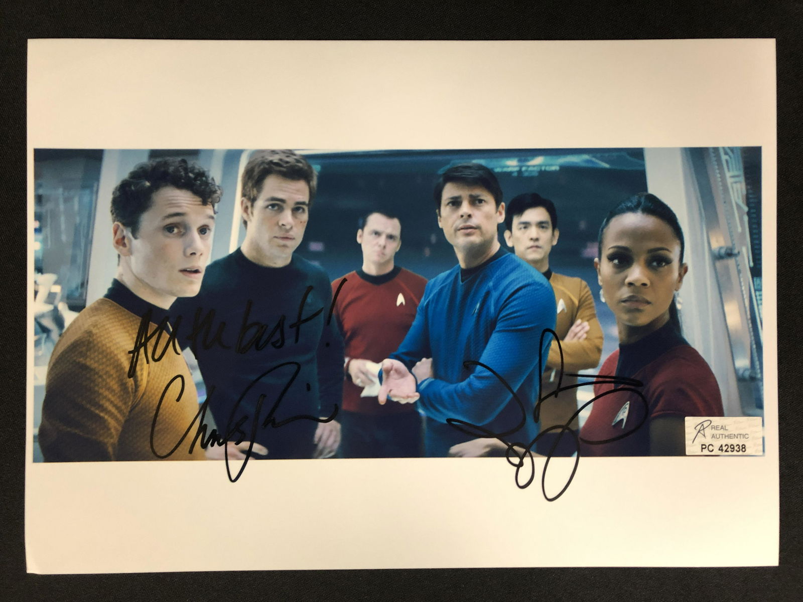 STAR TREK CAST SIGNED 8 X 10 (RA COA) (1 of 2)