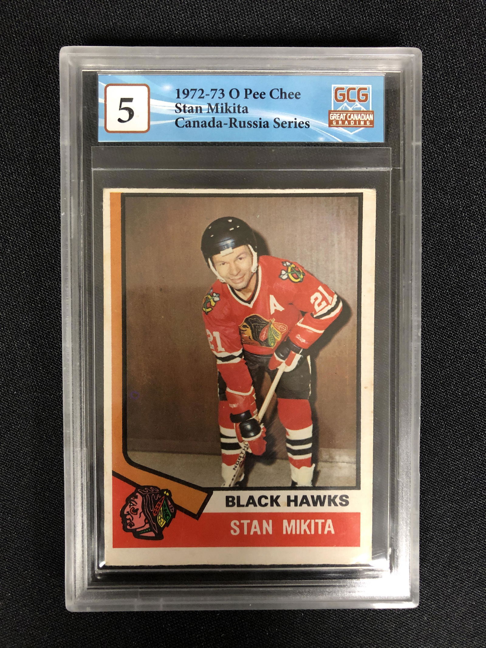 1972-73 O-PEE-CHEE STAN MIKITA CANADA-RUSSIA SERIES (GCG 5) (1 of 2)