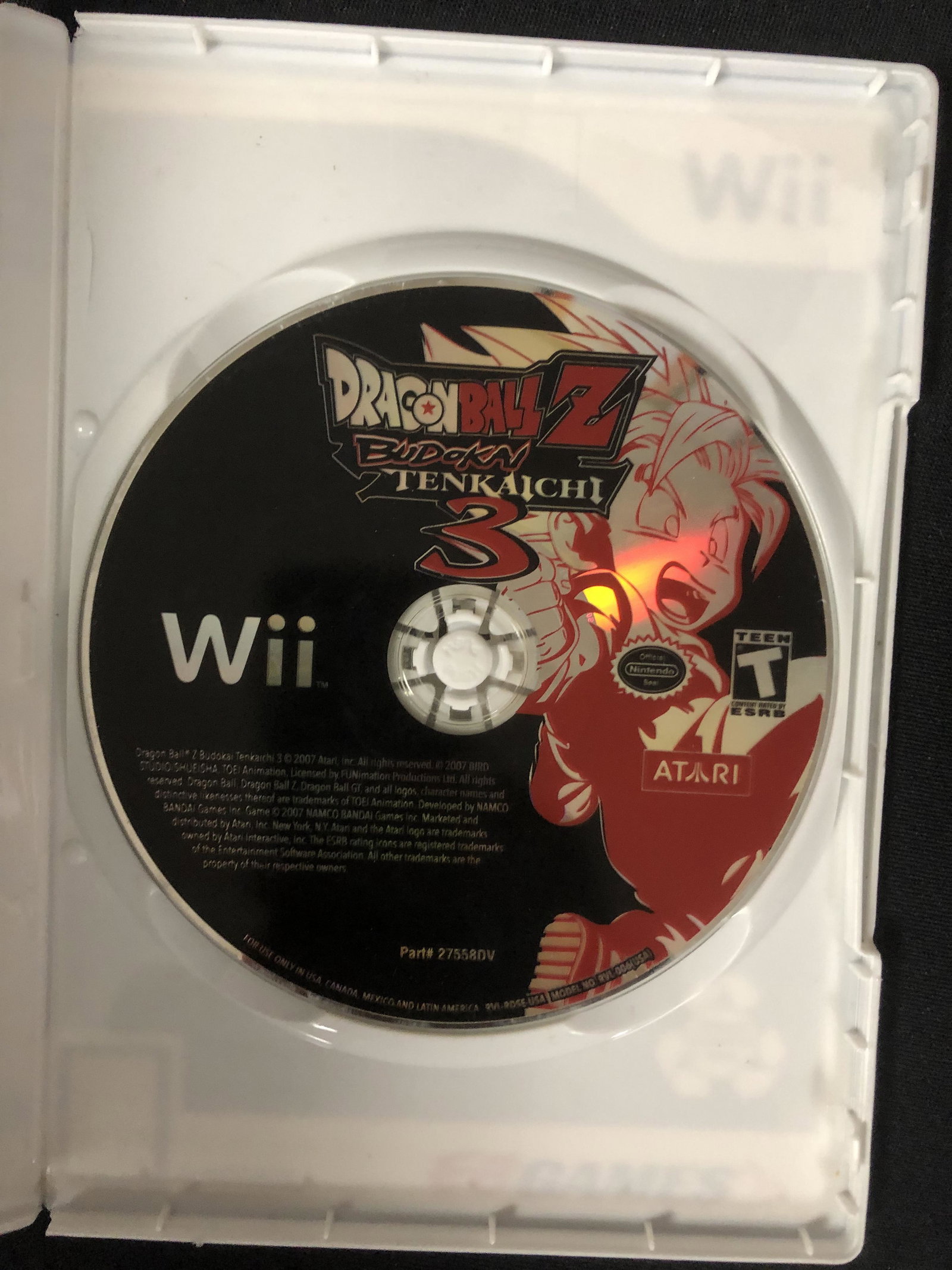 ATARI Wii "DRAGON BALL Z" VIDEO GAME (1 of 1)