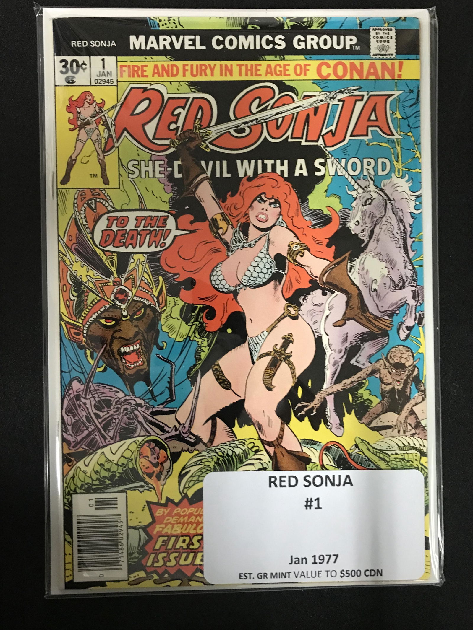 RED SONJA NO.1 (MARVEL COMICS, 1977) (1 of 1)