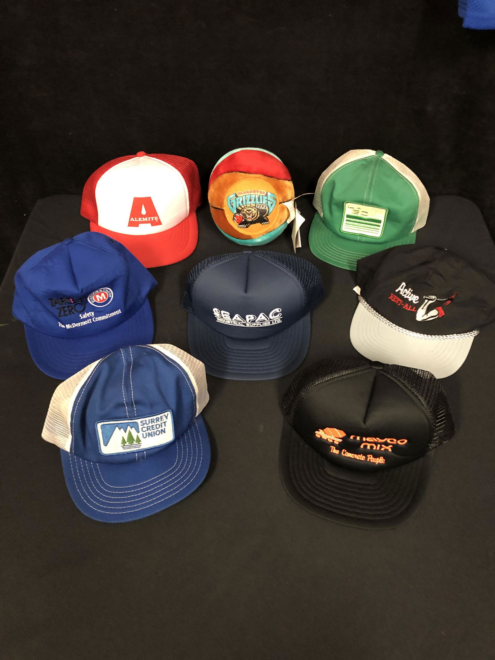 VINTAGE TRUCKER HAT LOT (1 of 1)