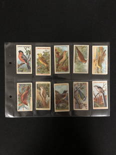 VINTAGE CIGARETTE CARDS LOT (COMPLETE SET): VINTAGE CIGARETTE CARDS LOT (COMPLETE SET)