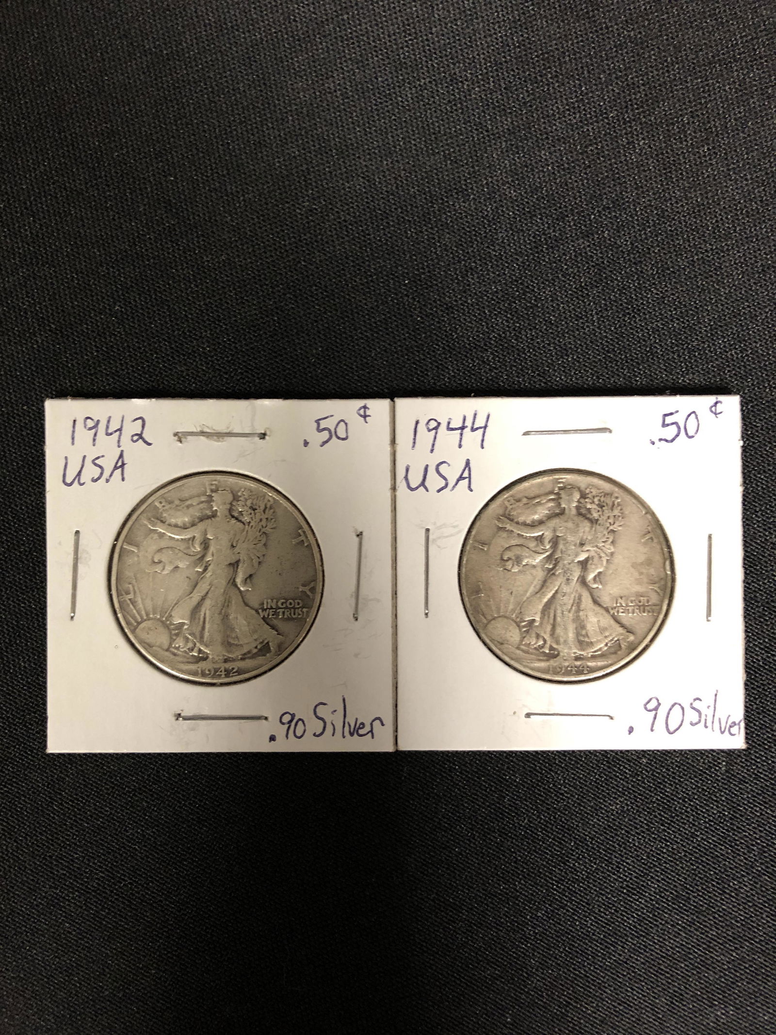 1940'S US SILVER 50 CENT LOT (1 of 1)