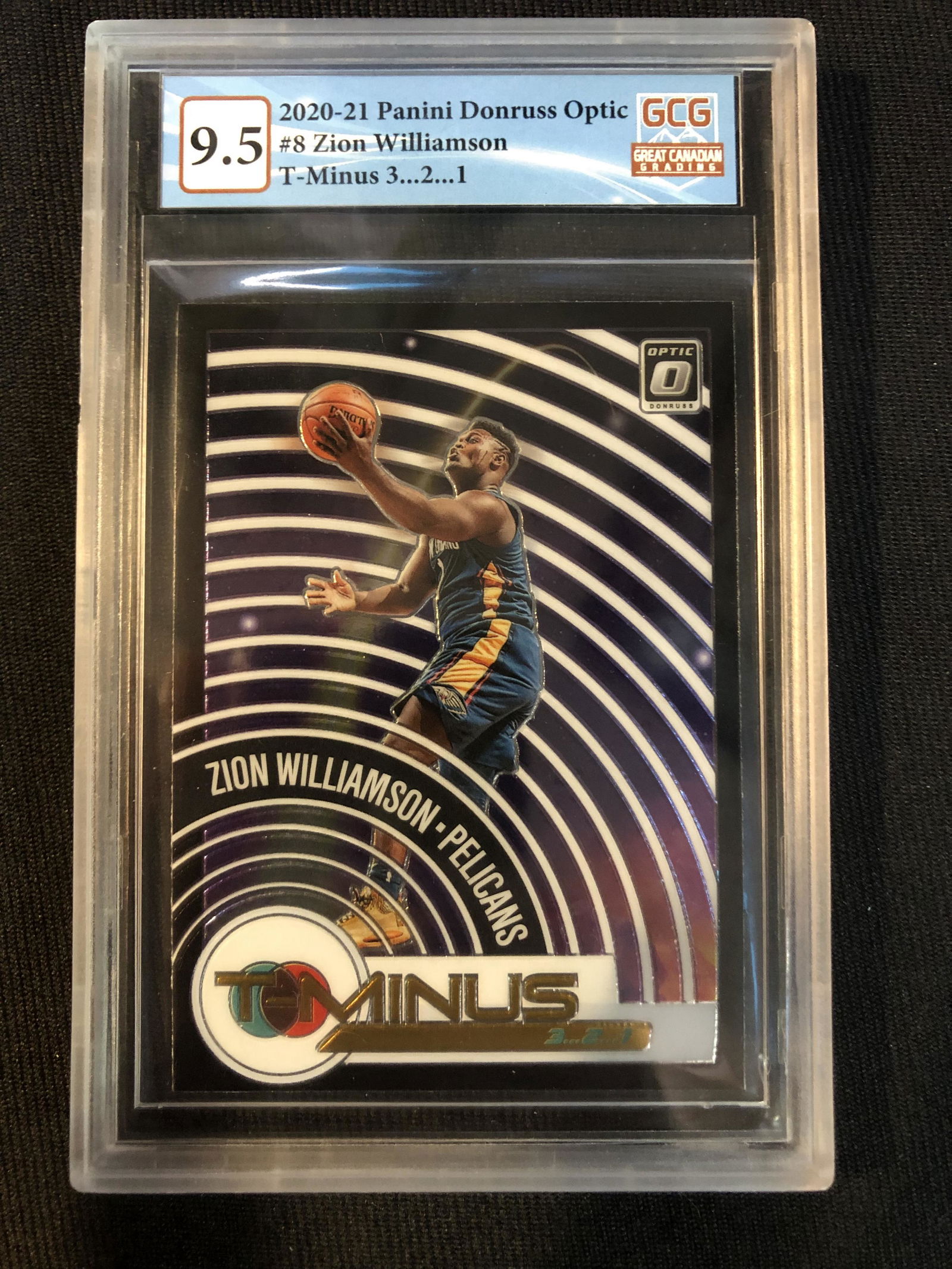 2020-21 PANINI DONRUSS OPTIC ZION WILLIAMSON (GCG 9.5) (1 of 2)