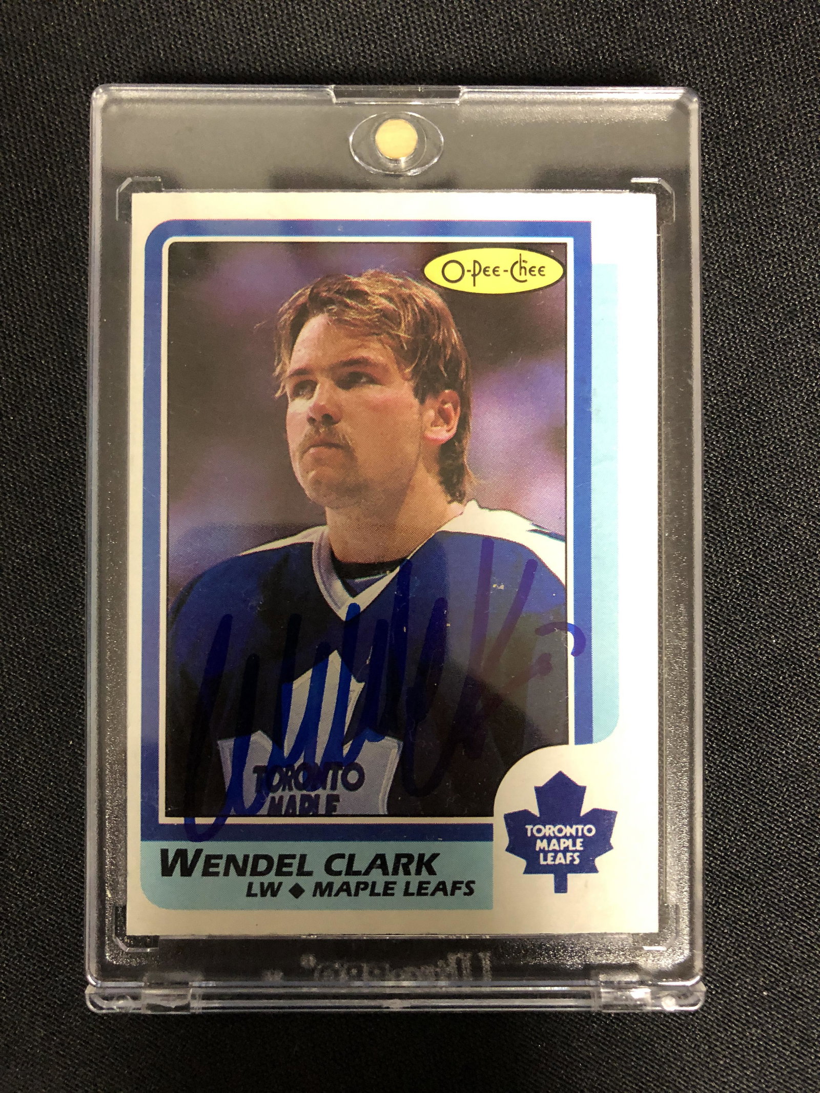 WENDAL CLARK SIGNED OPC ROOKIE CARD: WENDAL CLARK SIGNED OPC ROOKIE CARD