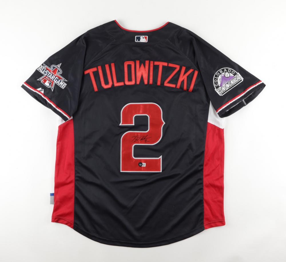 TROY TULOWITZKI SIGNED MBL ALL STAR GAME JERSEY (BECKETT COA) (1 of 3)