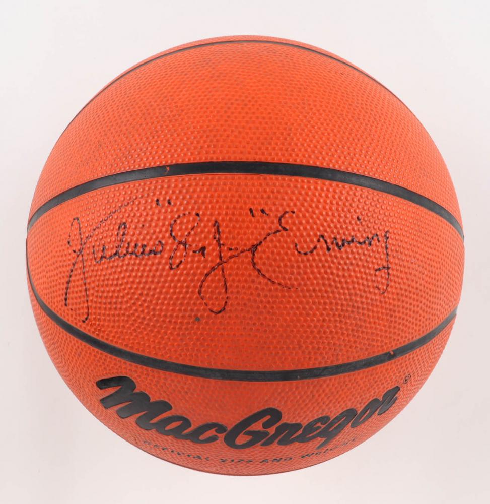 JULIUS ERVING SIGNED MACGREGOR BASKETBALL (JSA COA) (1 of 3)