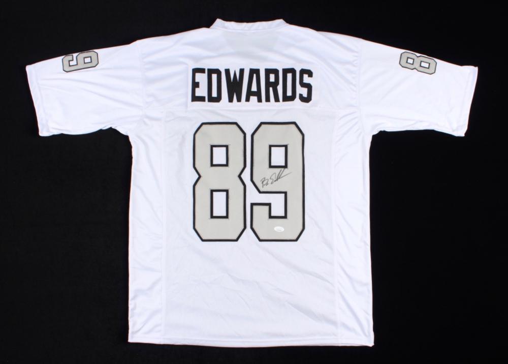 ANTHONY EDWARDS SIGNED VEGAS RAIDERS JERSEY JSA COA (1 of 3)