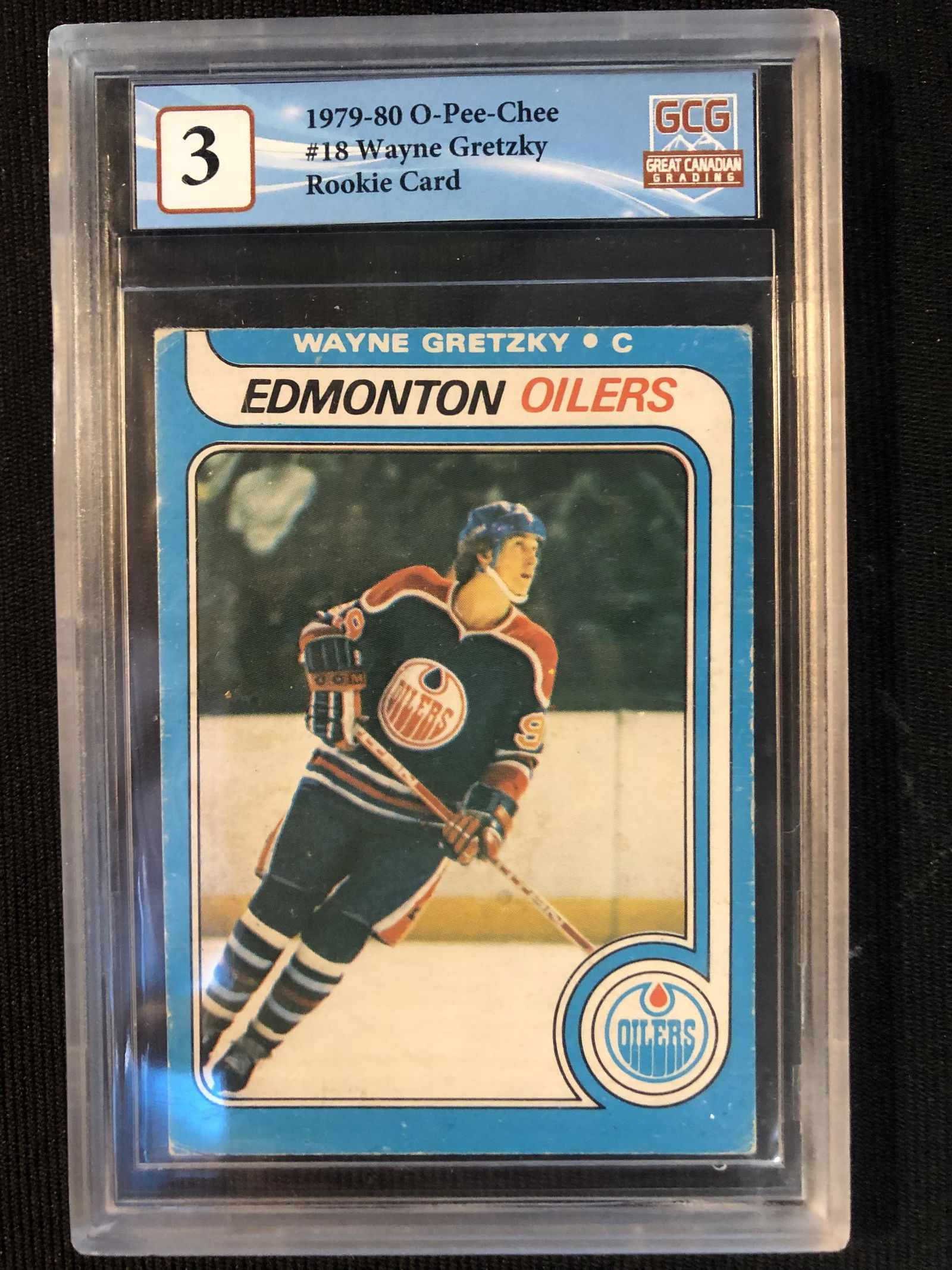 1979-80 OPC WAYNE GRETZKY ROOKIE CARD (GCG 3) (1 of 2)