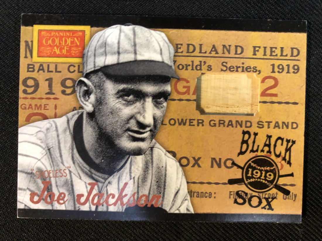 1919 BLACK SOX SHOELESS JOES JACKSON BAT RELIC 9/99: 1919 BLACK SOX SHOELESS JOES JACKSON BAT RELIC 9/99