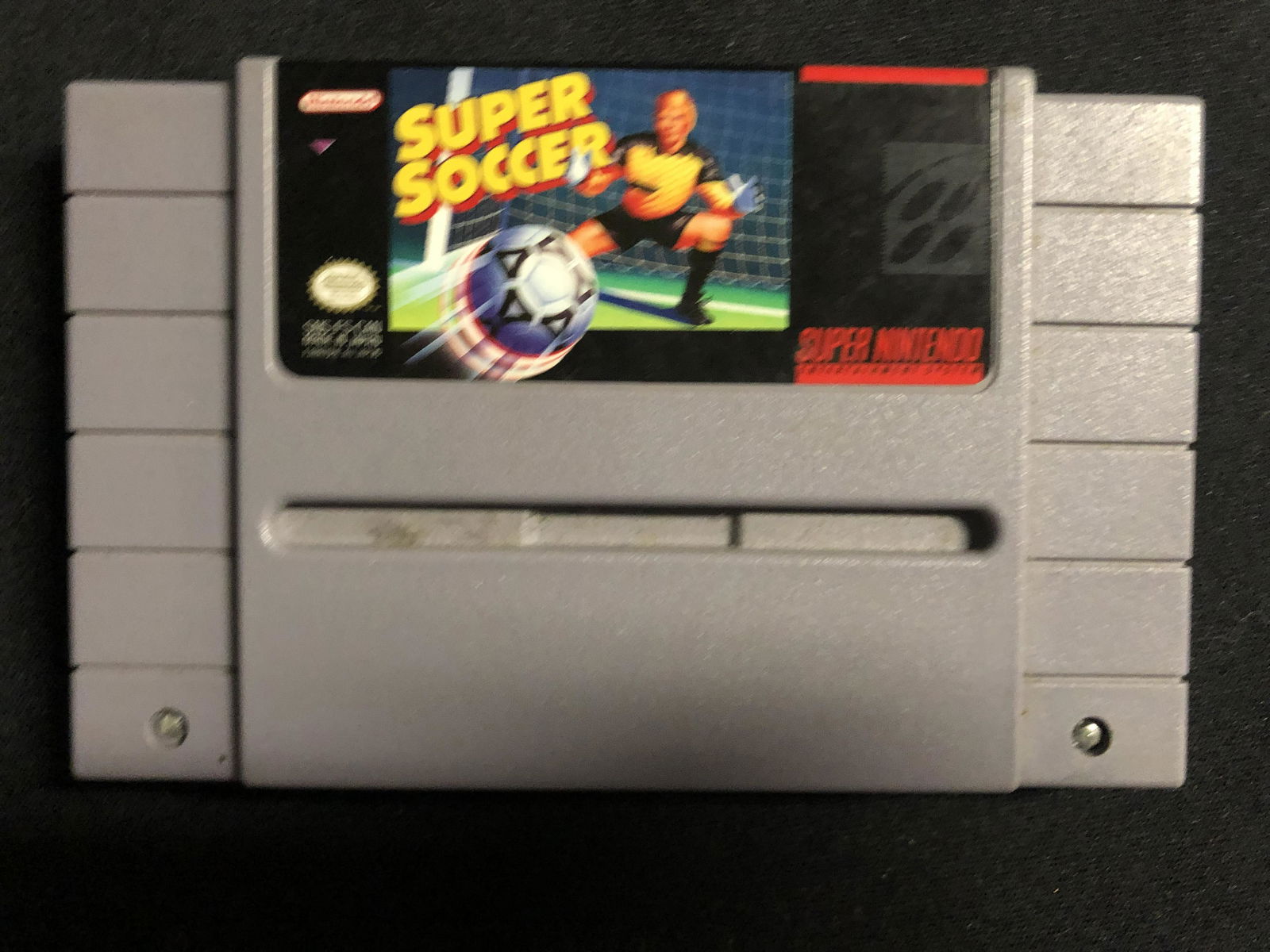 SUPER NINTENDO SUPER SOCCER VIDEO GAME (1 of 1)