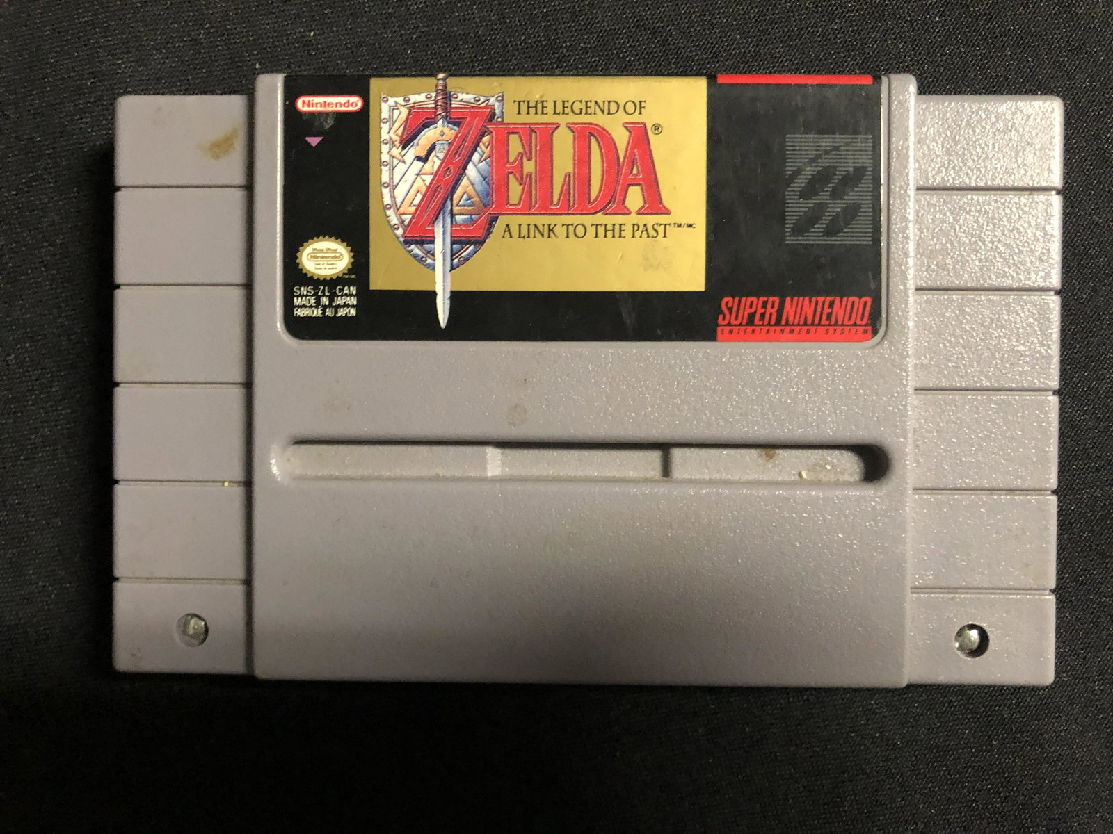 SUPER NINTENDO THE LEGEND OF ZELDA VIDEO GAME (1 of 1)