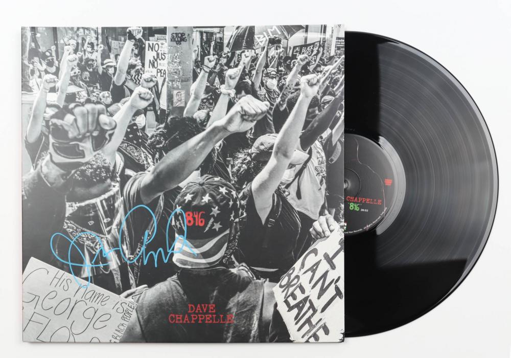 DAVE CHAPELLE SIGNED VINYL LP (BECKETT COA) (1 of 4)