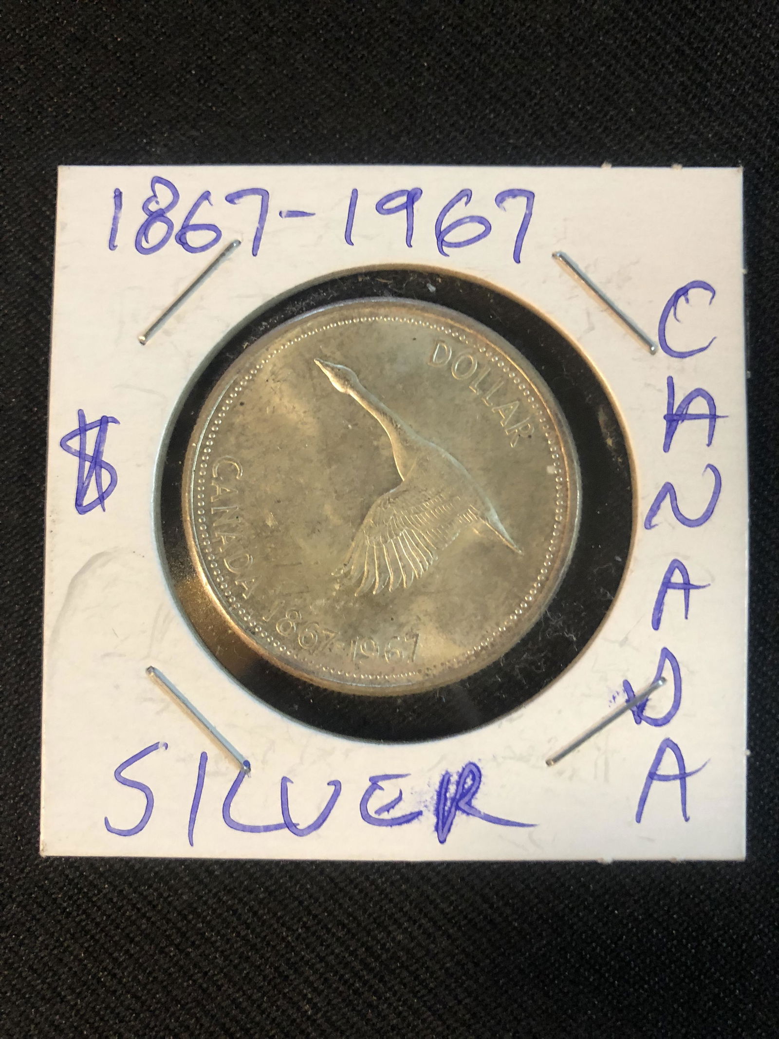 1867-1967 CENTENNIAL CANADA SILVER DOLLAR (1 of 1)