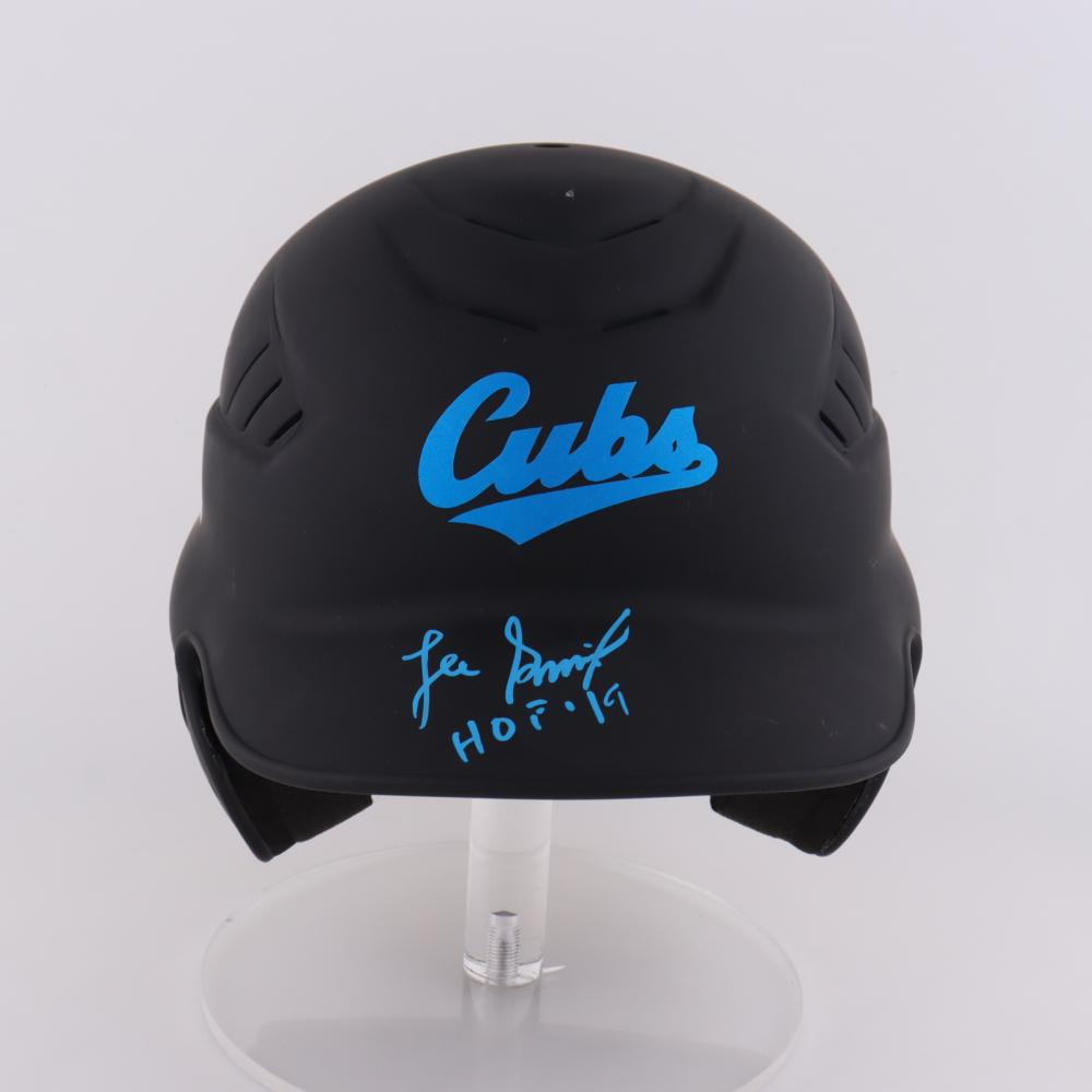 LEE SMITH SIGNED CHICAGO CUBS REPLICA HELMET W/HOF 19 INSCRIPTION (PSA COA) (1 of 5)