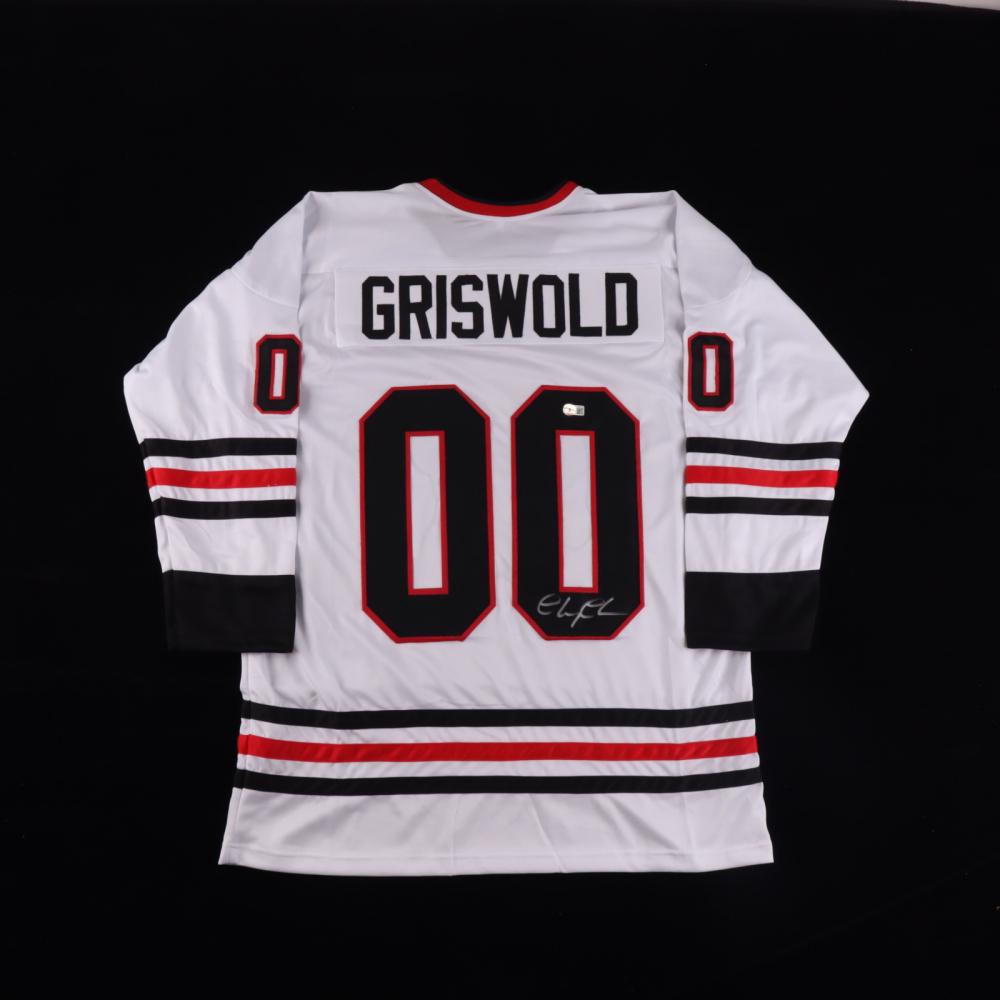 CHEVY CHASE SIGNED HOCKEY JERSEY (BECKETT COA): CHEVY CHASE SIGNED HOCKEY JERSEY (BECKETT COA)