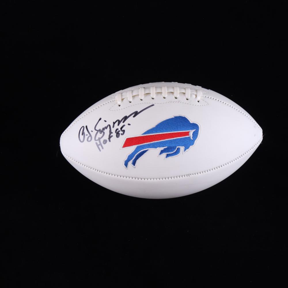O.J SIMPSON SIGNED BUFFALO BILLS FOOTBALL (BECKETT COA) (1 of 2)
