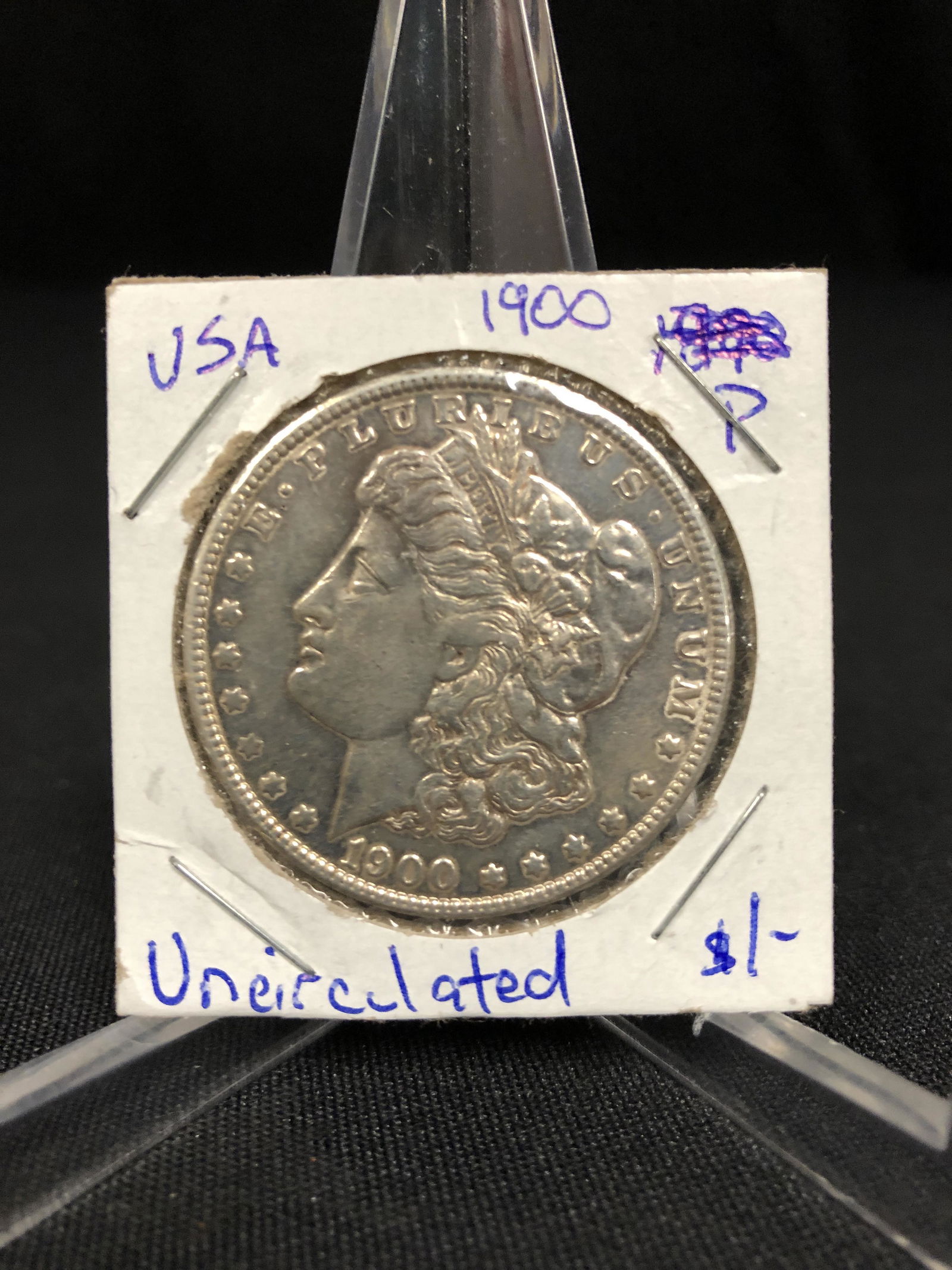 1900 P UNCIRCULATED MORGAN SILVER DOLLAR .900 SILVER (1 of 1)