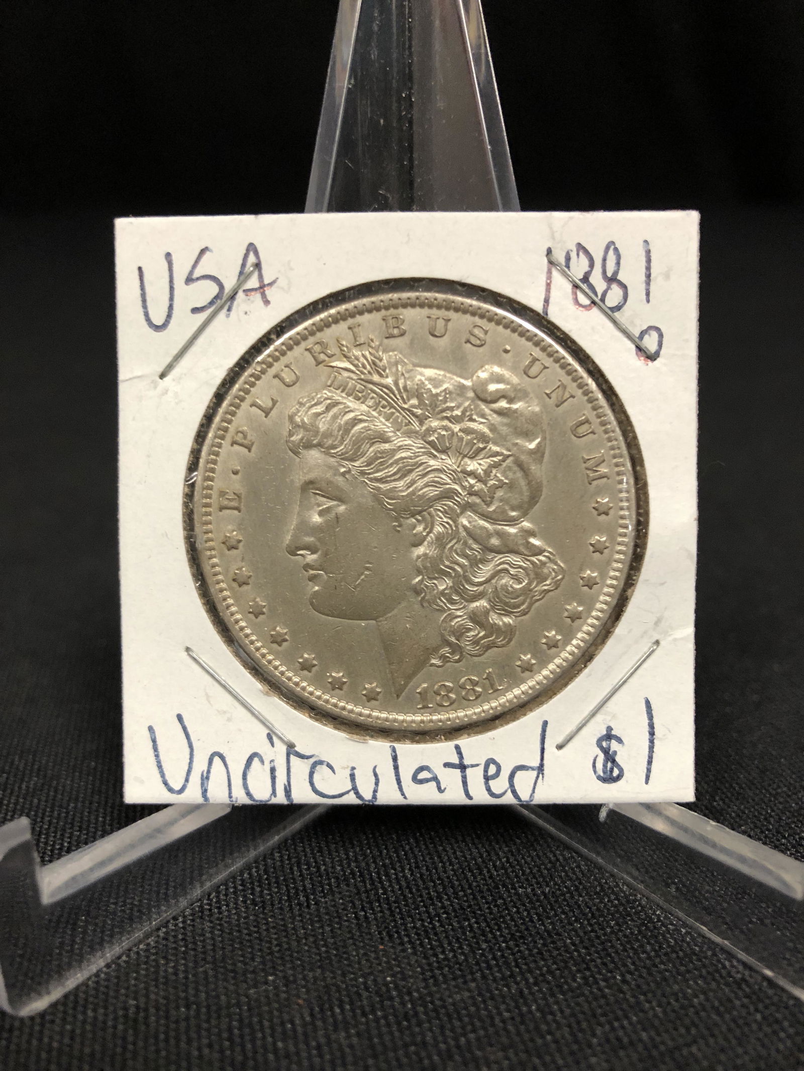 1881 O UNCIRCULATED  MORGAN SILVER DOLLAR .900 SILVER (1 of 1)