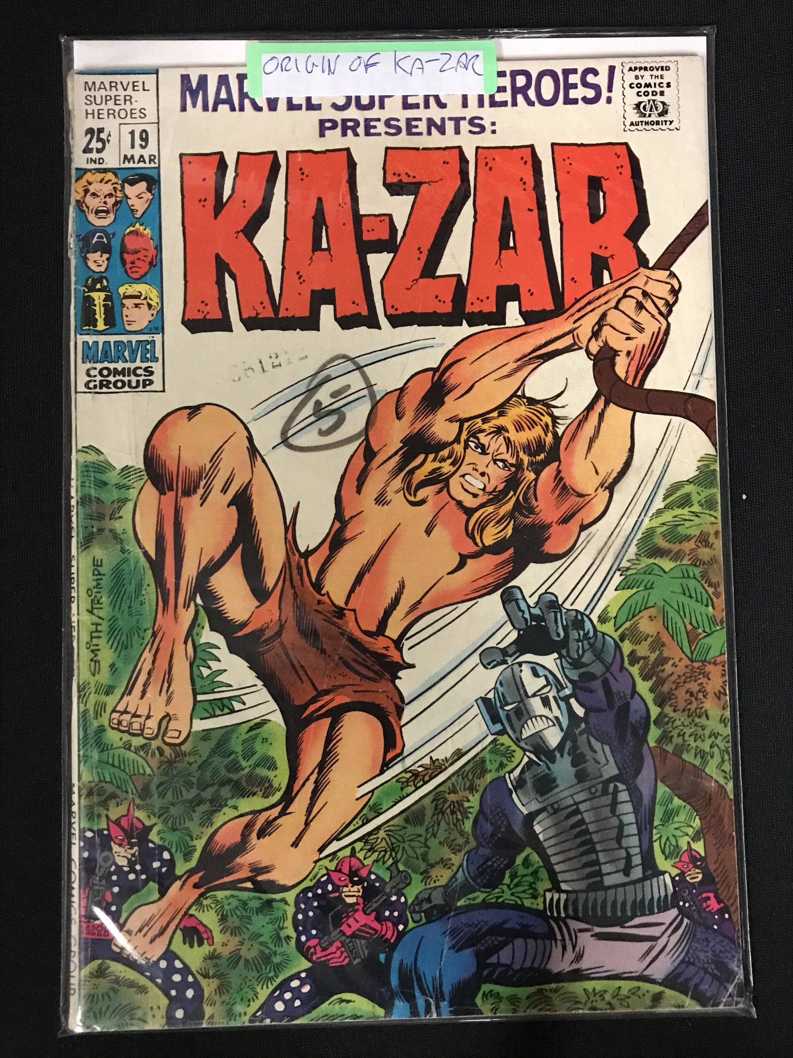 KA-ZAR #19 MARVEL COMICS (1 of 1)