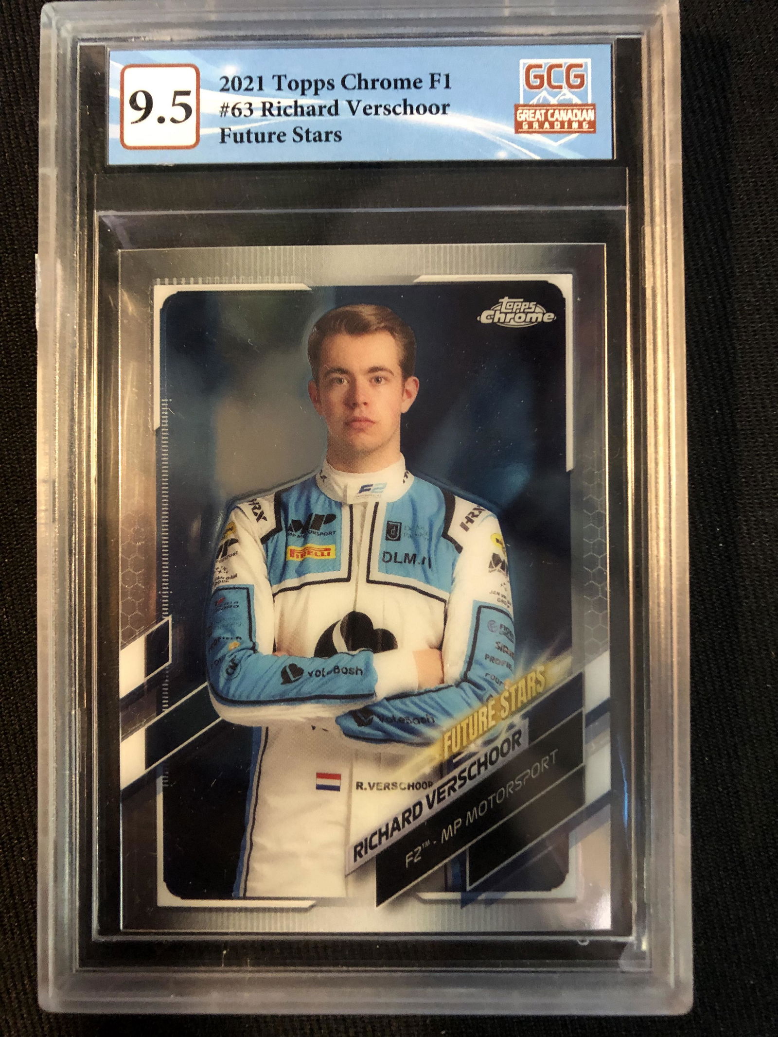 2021 TOPPS CHROME F1 NO.63 RICHARD VERSCHOOR FUTURE STARS (GCG 9.5) (1 of 2)