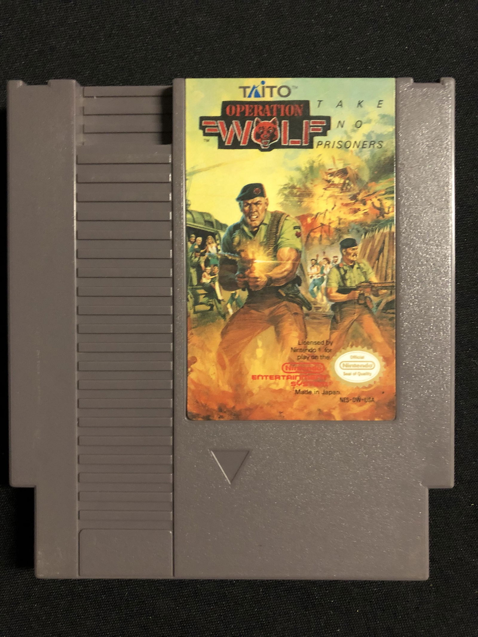 NINTENDO OPERATION WOLF VIDEO GAME (1 of 1)