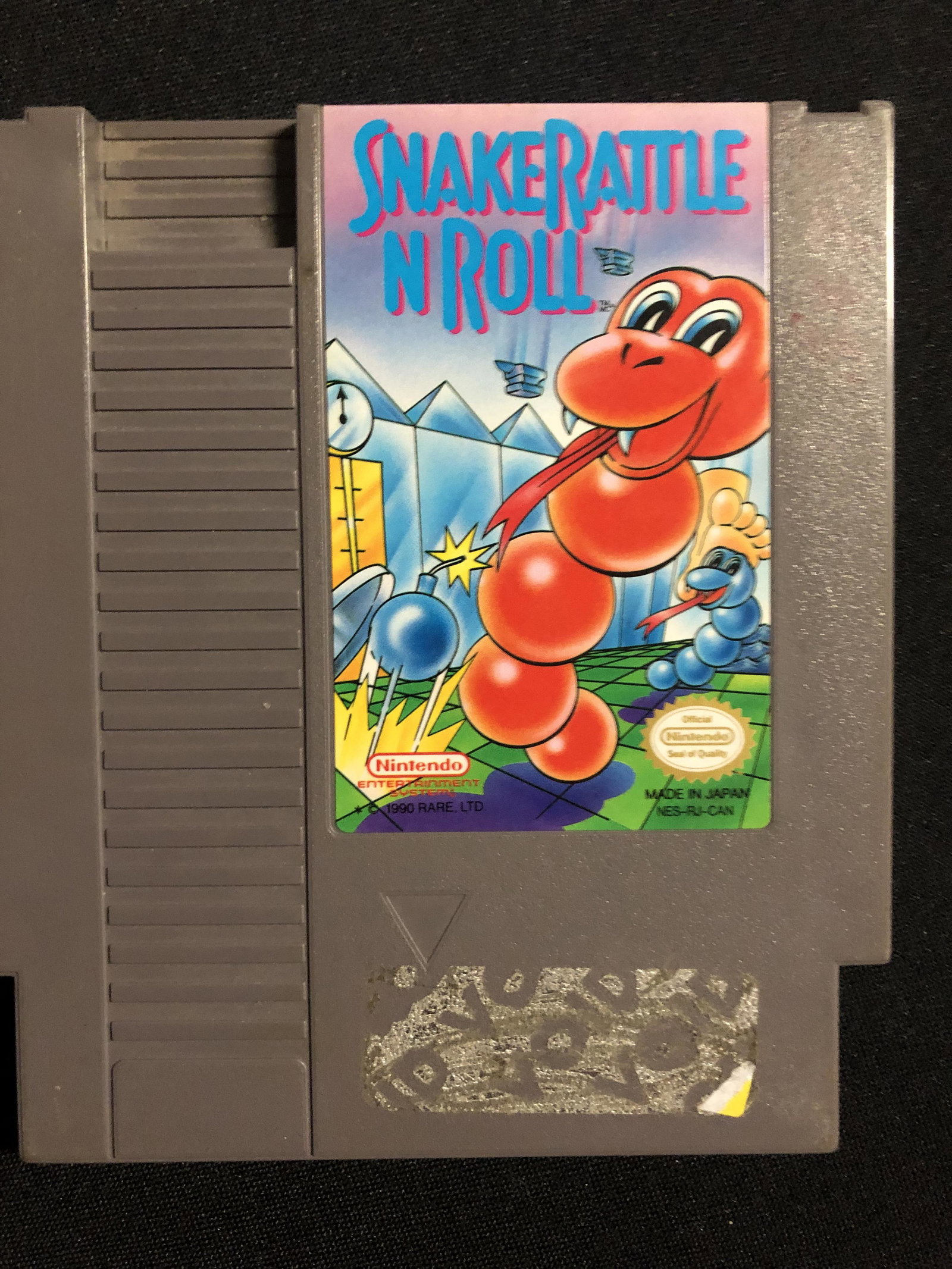 NINTENDO SNAKERATTLE N ROLL VIDEO GAME: NINTENDO SNAKERATTLE N ROLL VIDEO GAME