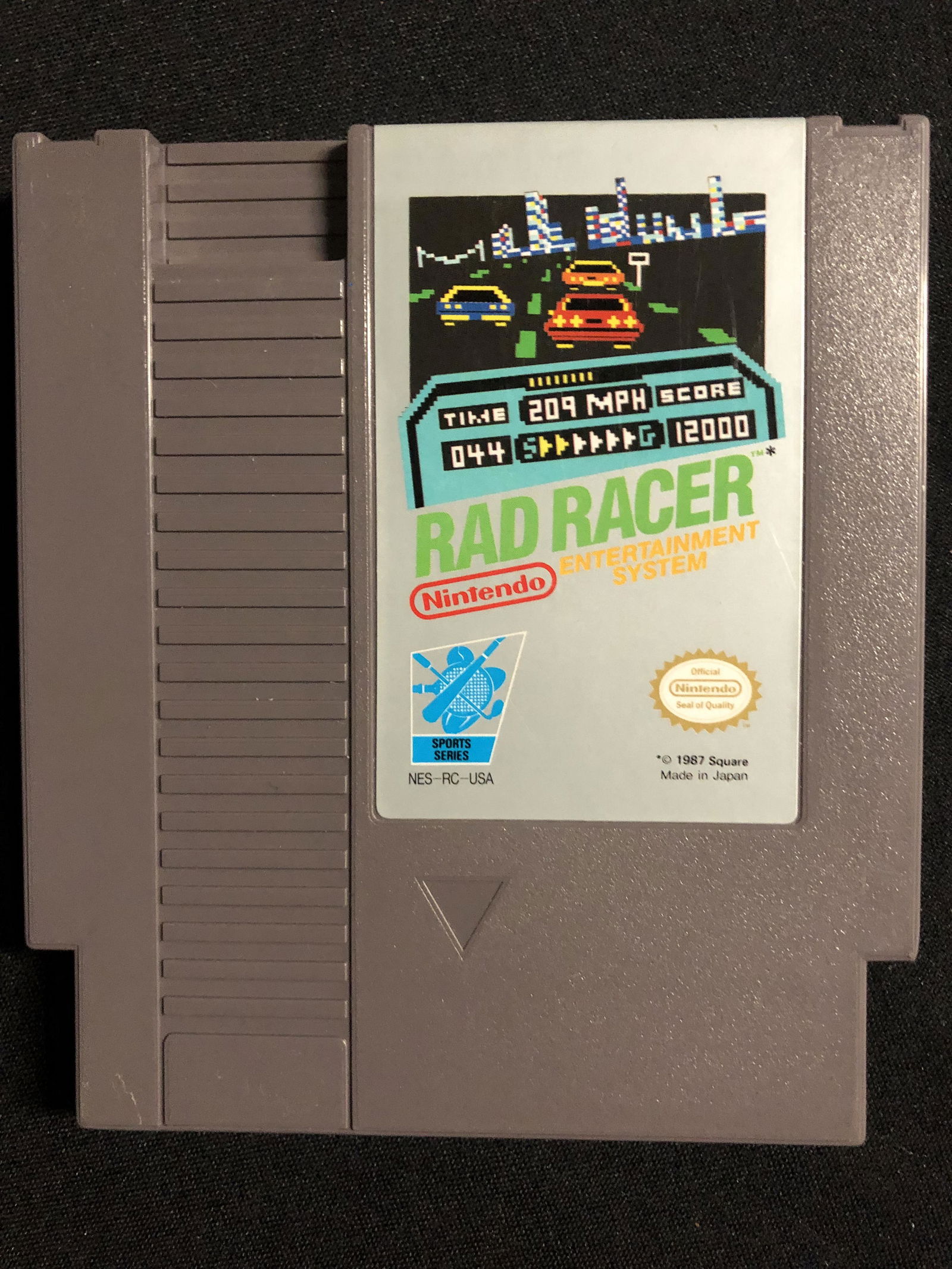 NINTENDO RAD RACER VIDEO GAME (1 of 1)