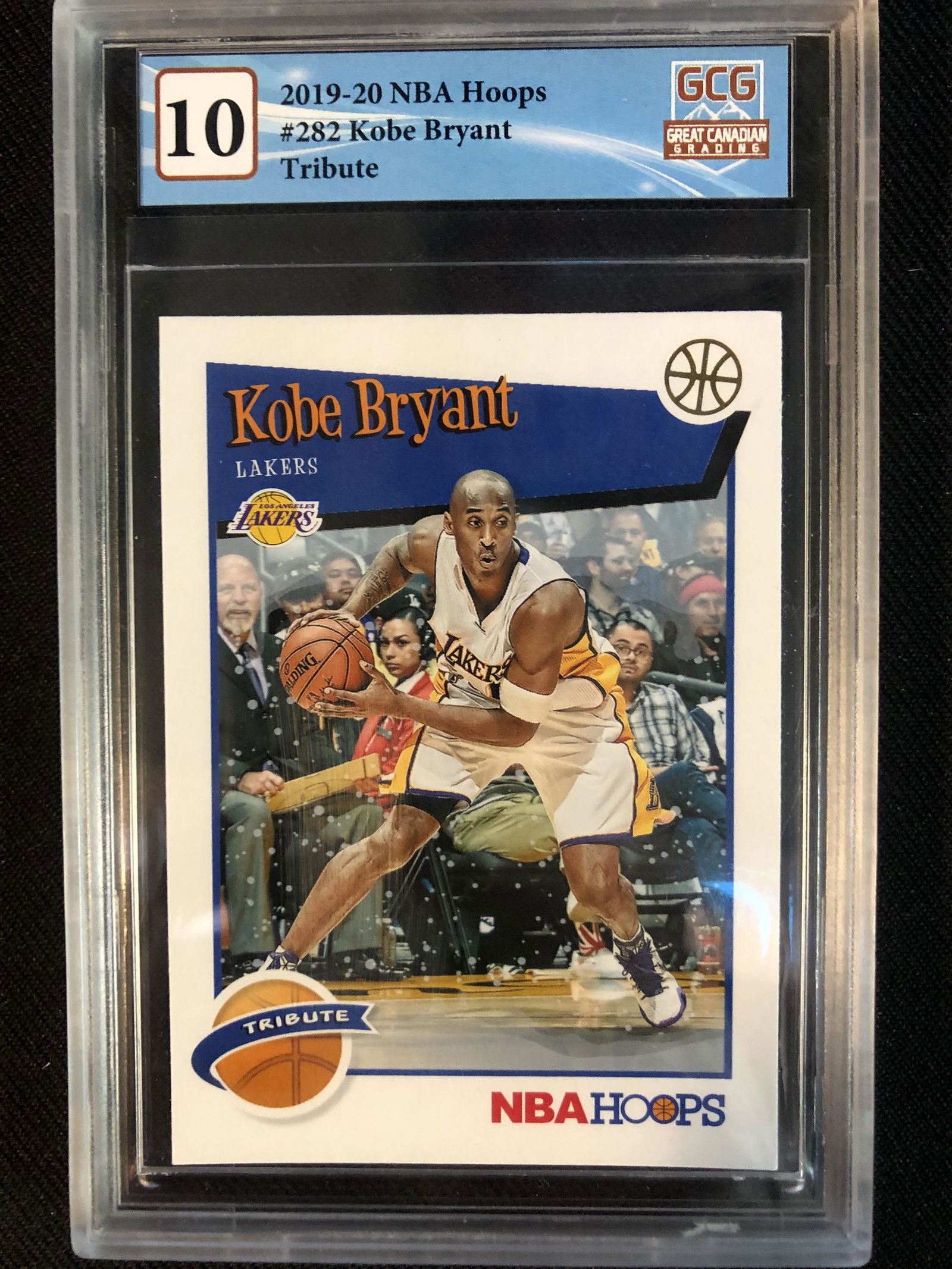 2019-20 NBA HOOPS NO.282 KOBE BRYANT TRIBUTE (GCG 10) (1 of 1)