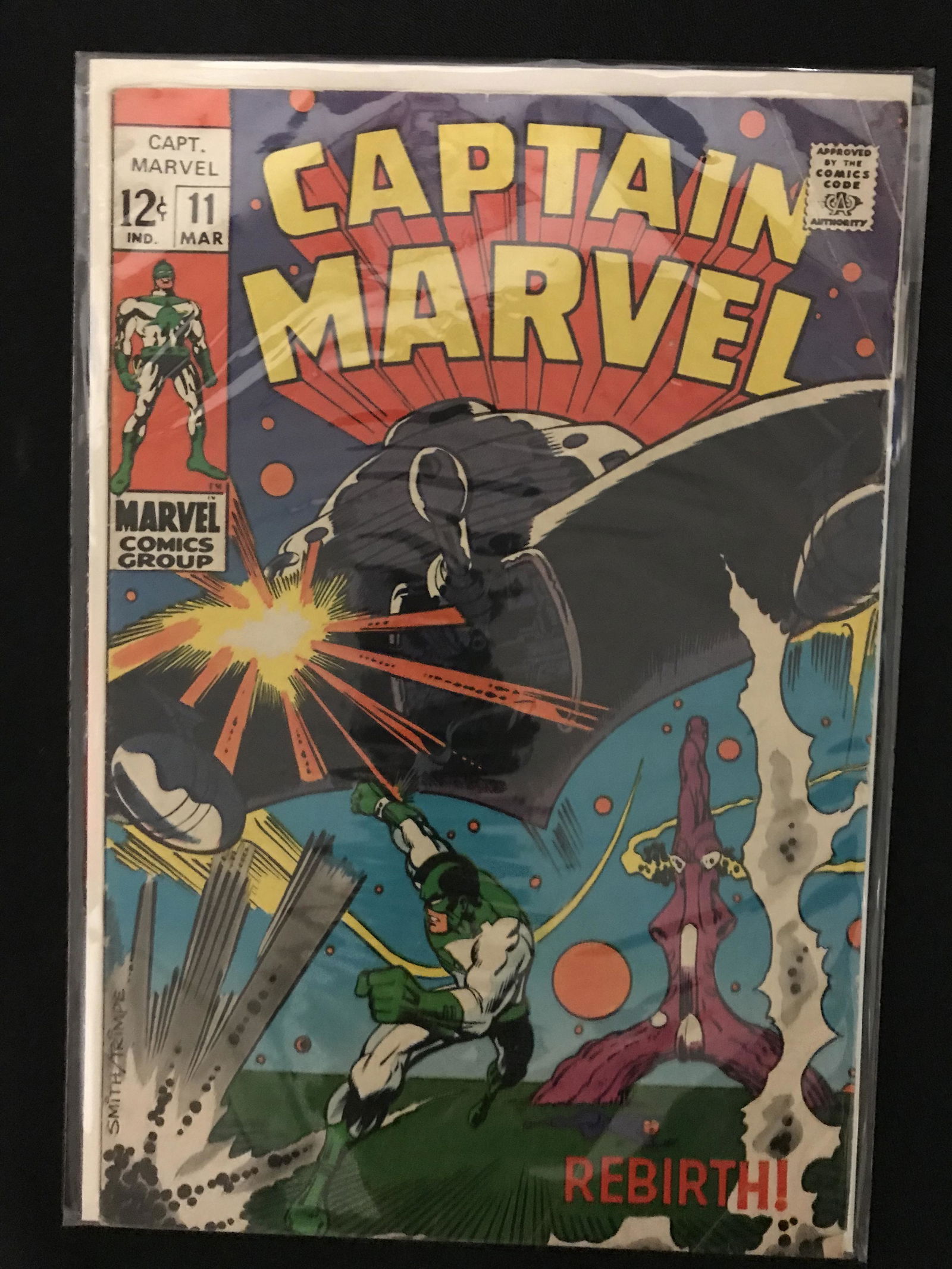 CAPTAIN MARVEL NO.11 (MARVEL COMICS) (1 of 1)