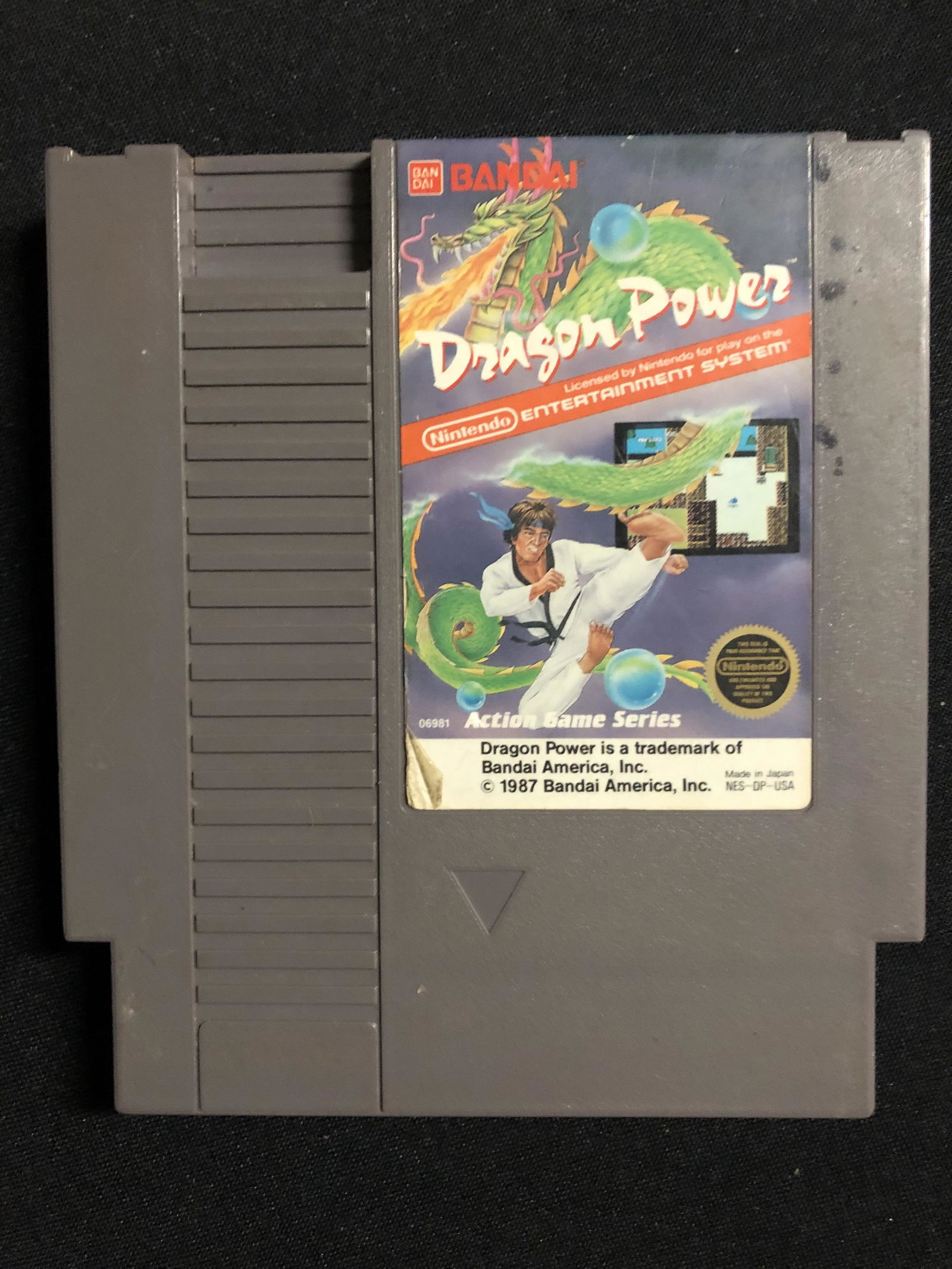 NINTENDO DRAGON POWER VIDEO GAME (1 of 1)