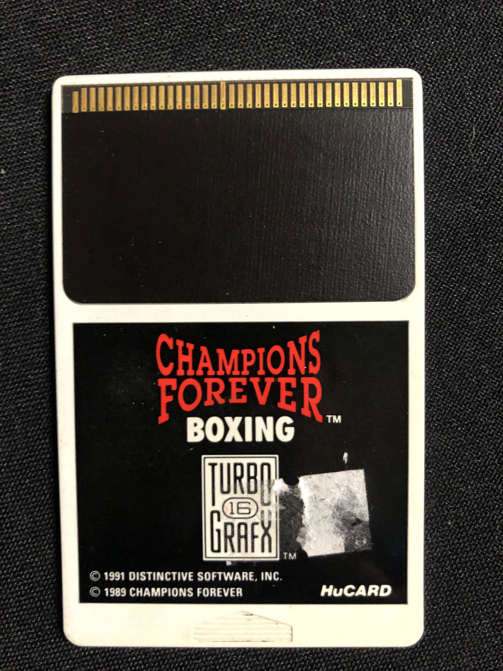 TURBO GRAFIX 16 CHAMPIONS FOREVER BOXING VIDEO GAME (1 of 1)
