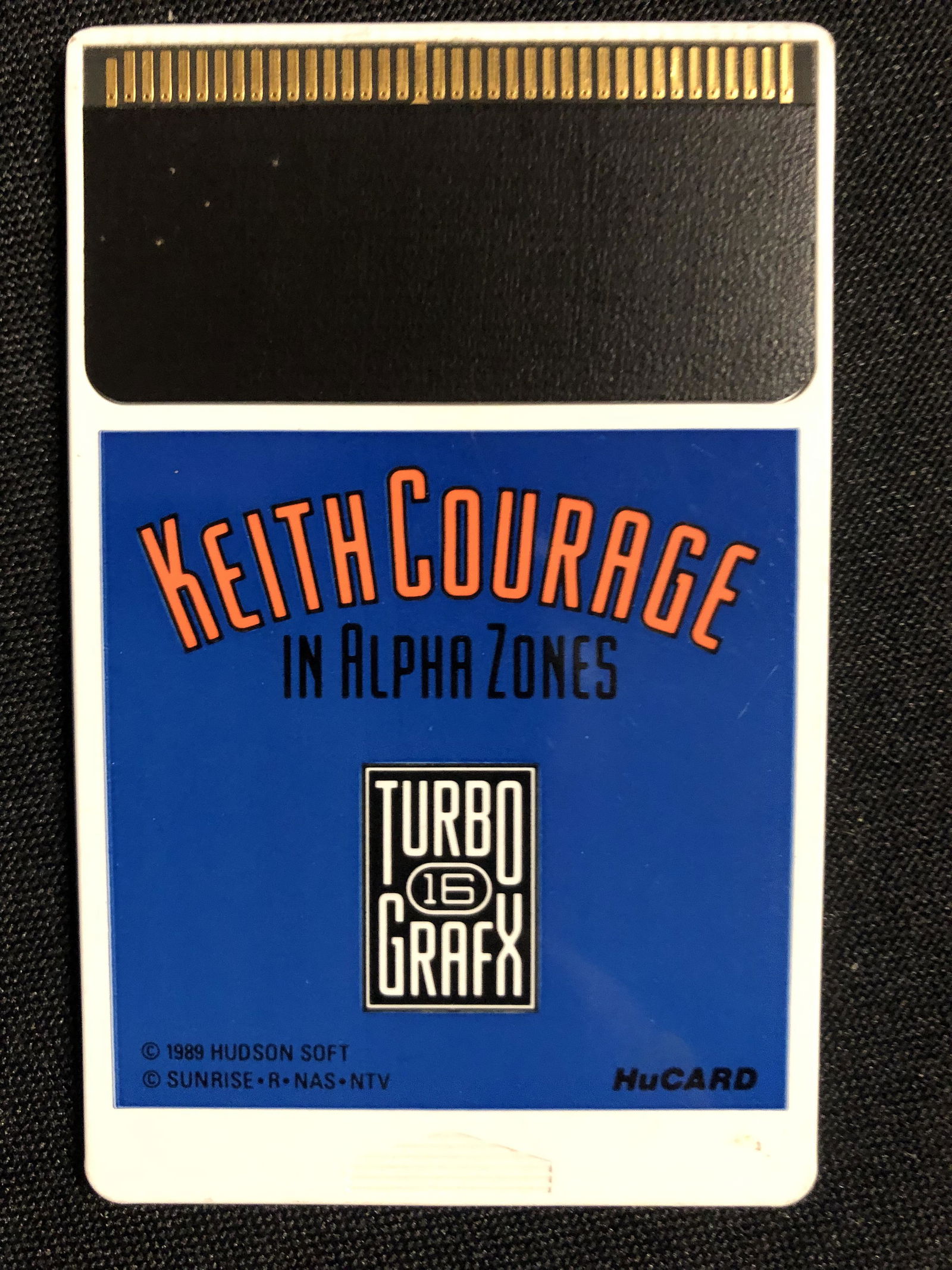TURBO GRAFIX 16 KEITH COURAGE IN ALPHA ZONE'S VIDEO GAME (1 of 1)