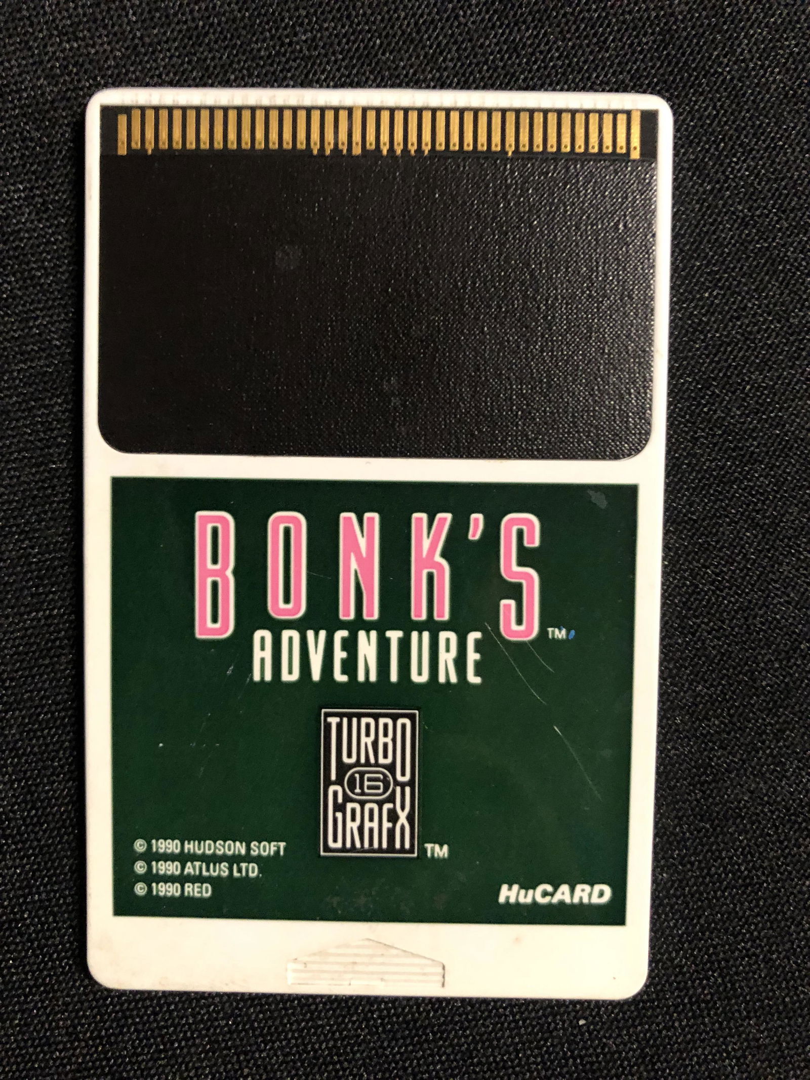 TURBO GRAFIX BONK'S ADVENTURE VIDEO GAME (1 of 1)