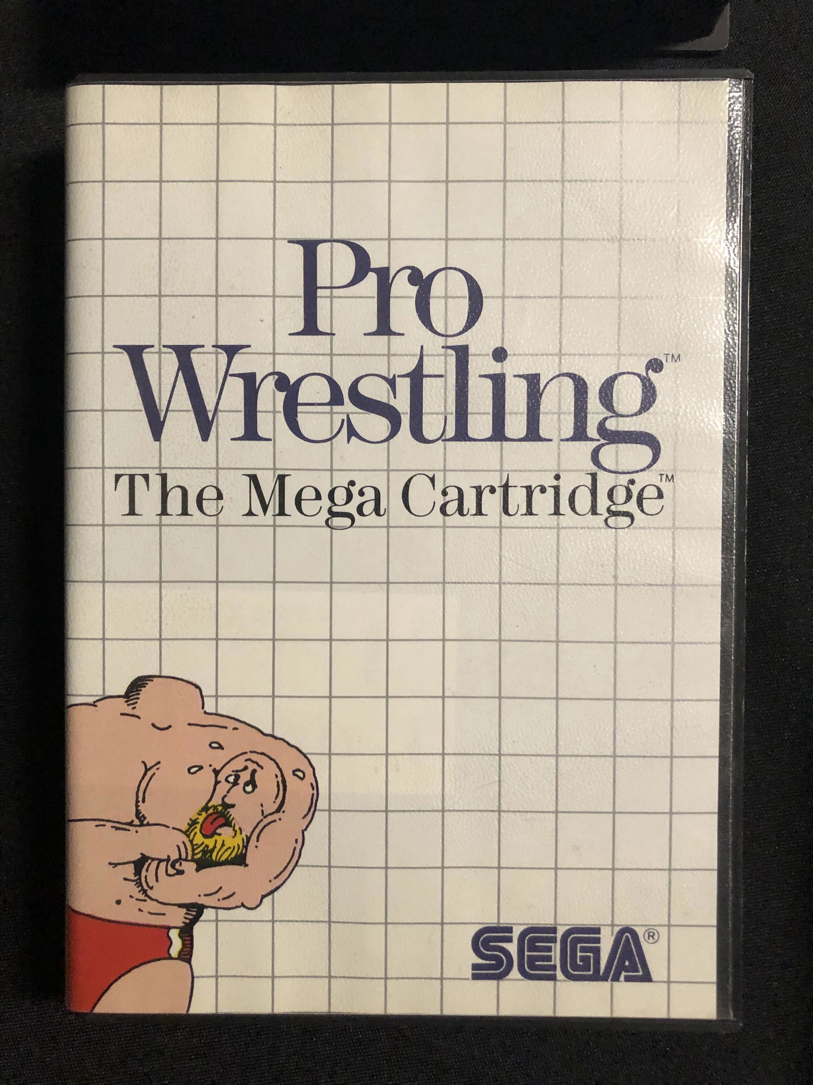 SEGA PRO WRESTLING VIDEO GAME COMPLETE WITH BOX AND MANUAL (1 of 1)