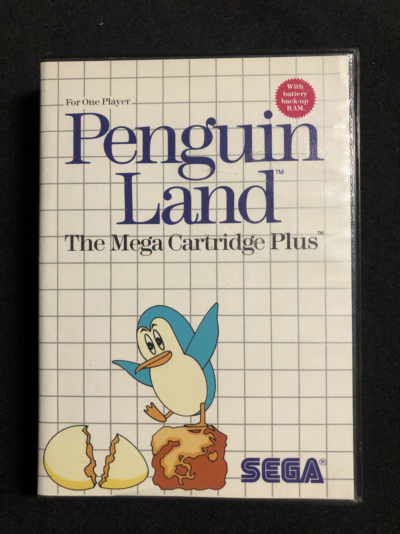 SEGA PENGUIN LAND VIDEO GAME COMPLETE WITH BOX AND MANUAL: SEGA PENGUIN LAND VIDEO GAME COMPLETE WITH BOX AND MANUAL