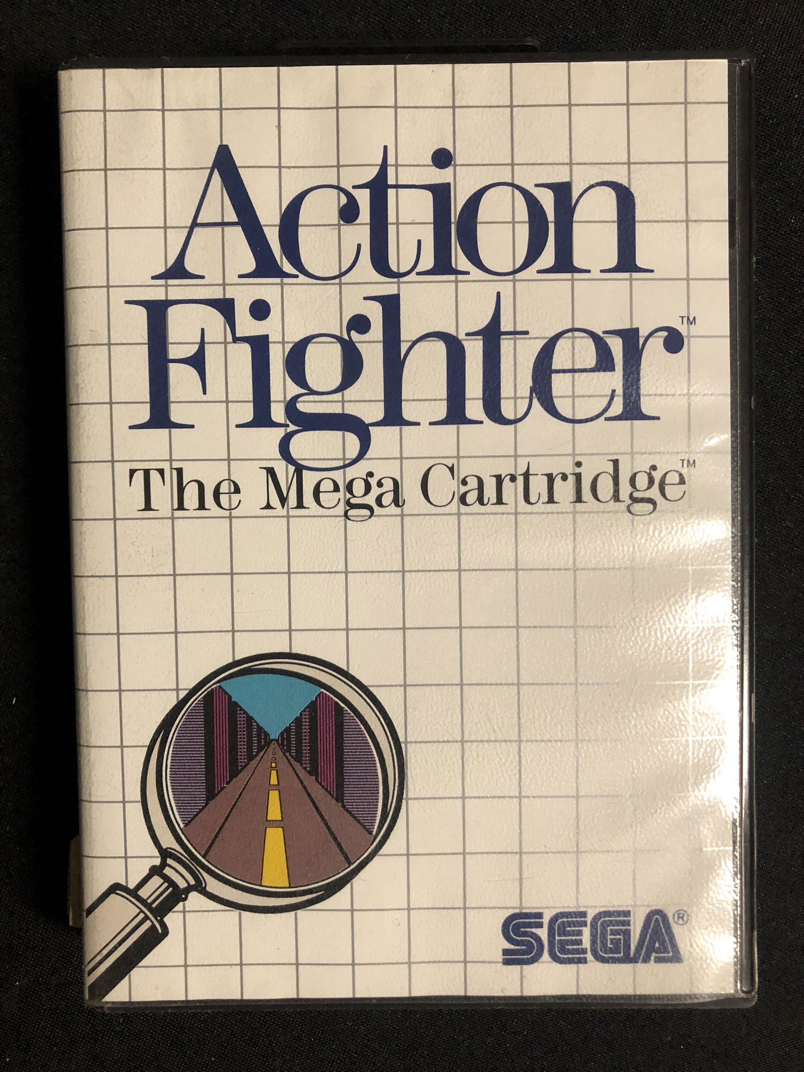 SEGA ACTION FIGHTER VIDEO GAME COMPLETE WITH BOX AND MANUAL (1 of 1)