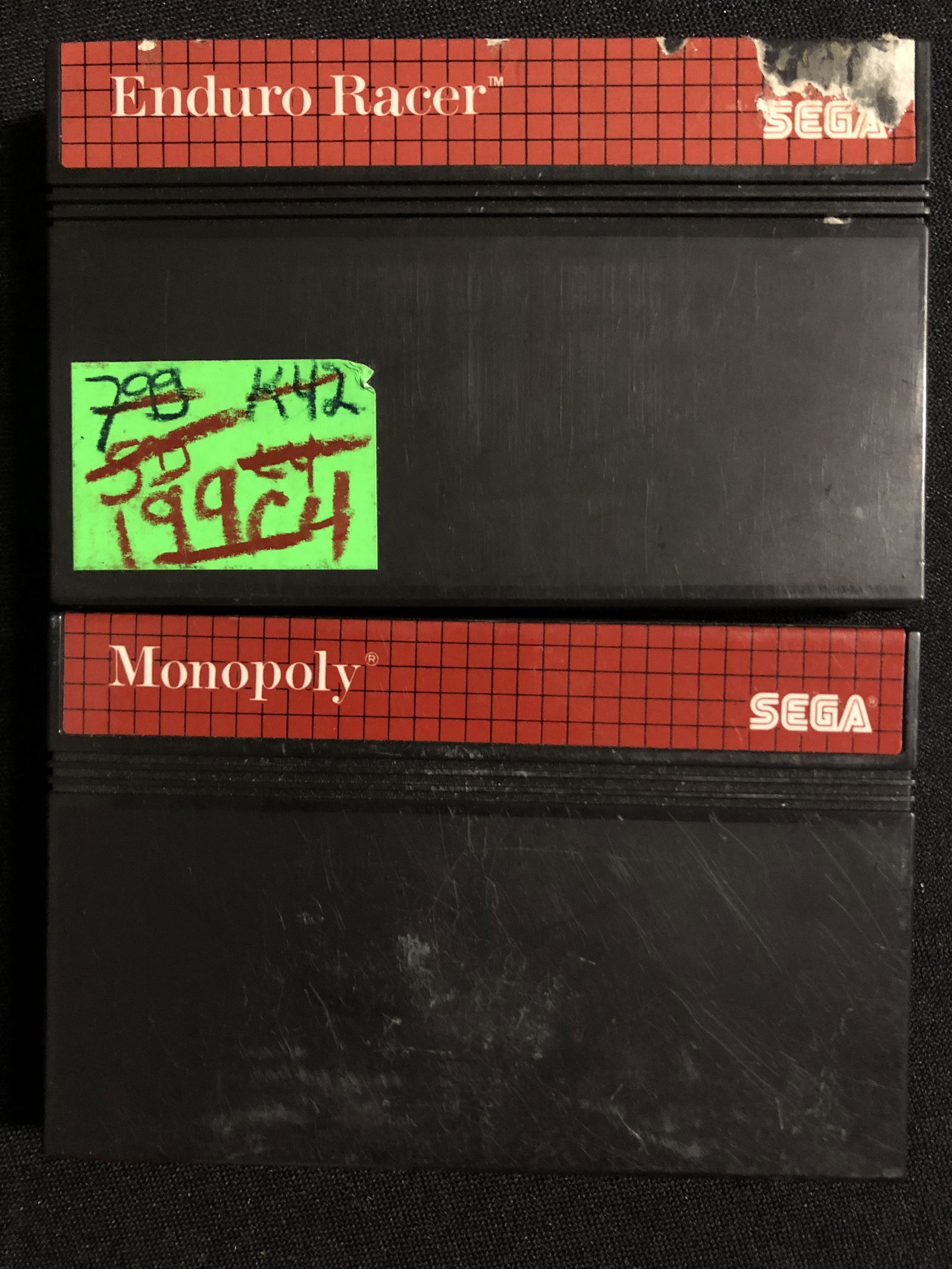 SEGA ENDURO RACER AND MONOPOLY VIDEO GAME (1 of 1)