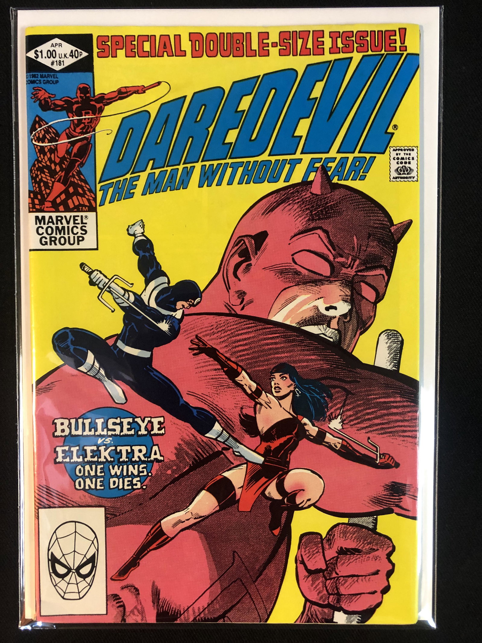 DAREDEVIL NO.181 (MARVEL COMICS) Special Double-size Issue! (1 of 1)