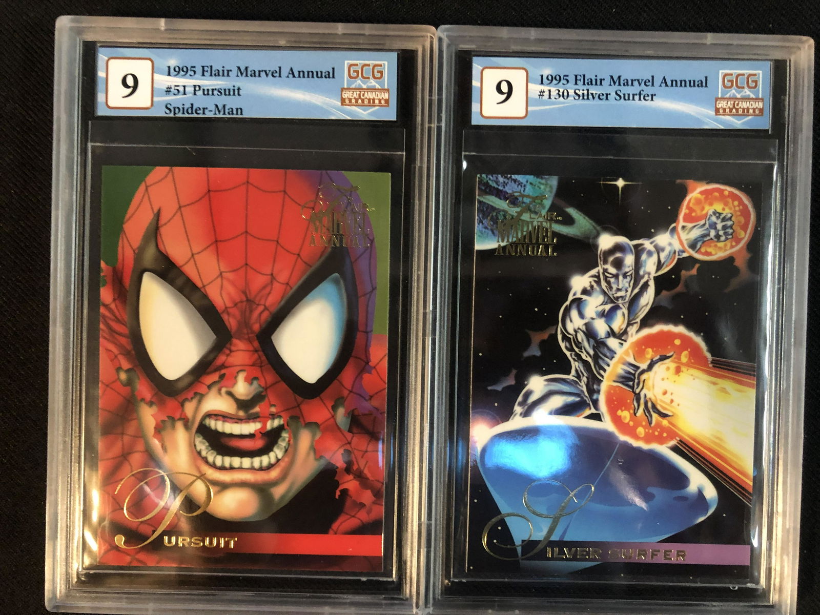 GCG HIGH GRADE 1995 FLAIR MARVEL ANNUAL CARD LOT (1 of 1)