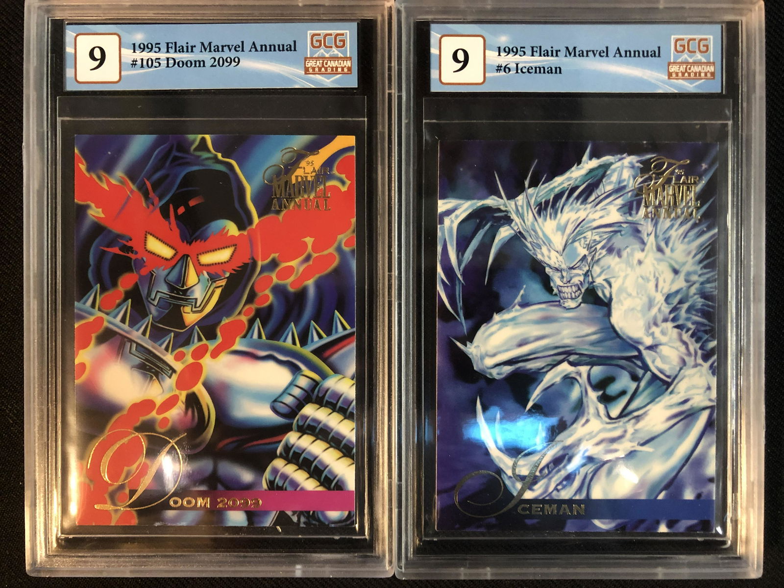 GCG HIGH GRADE 1995 FLAIR MARVEL ANNUAL CARD LOT (1 of 1)