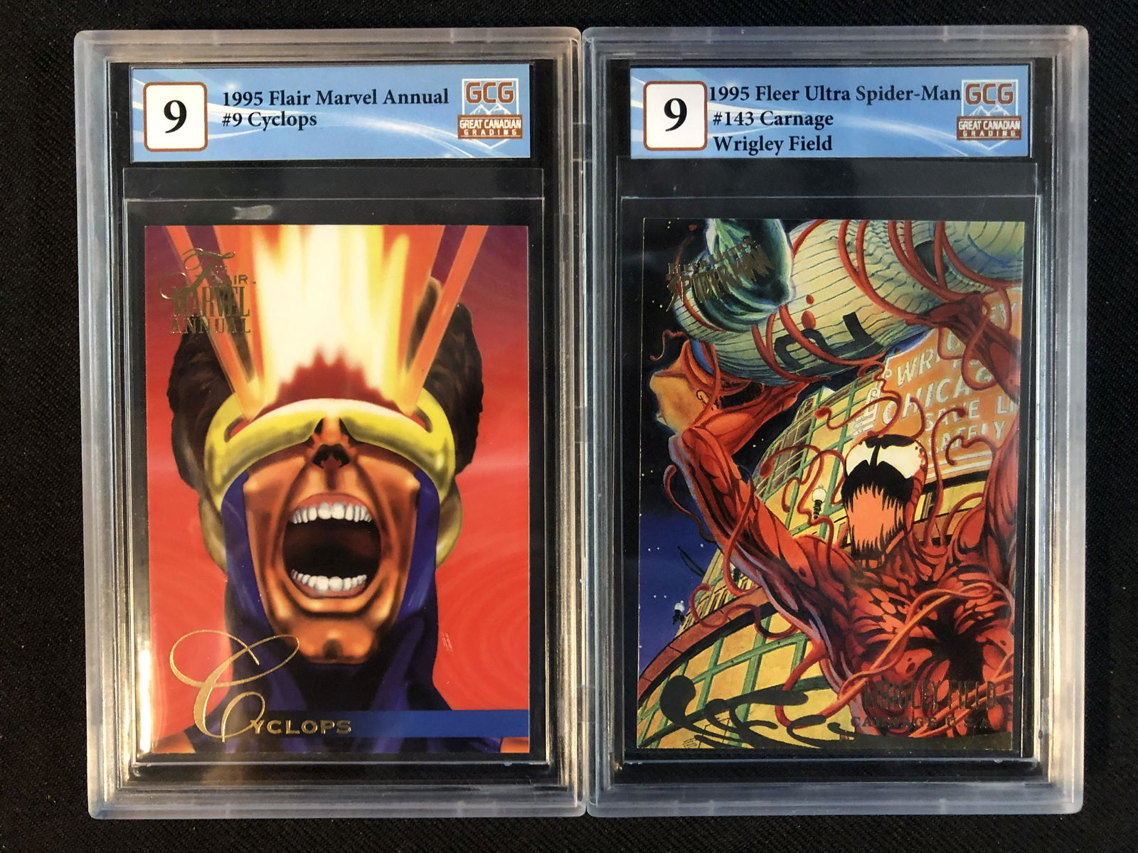 GCG HIGH GRADE 1995 FLAIR MARVEL ANNUAL CARD LOT (1 of 1)